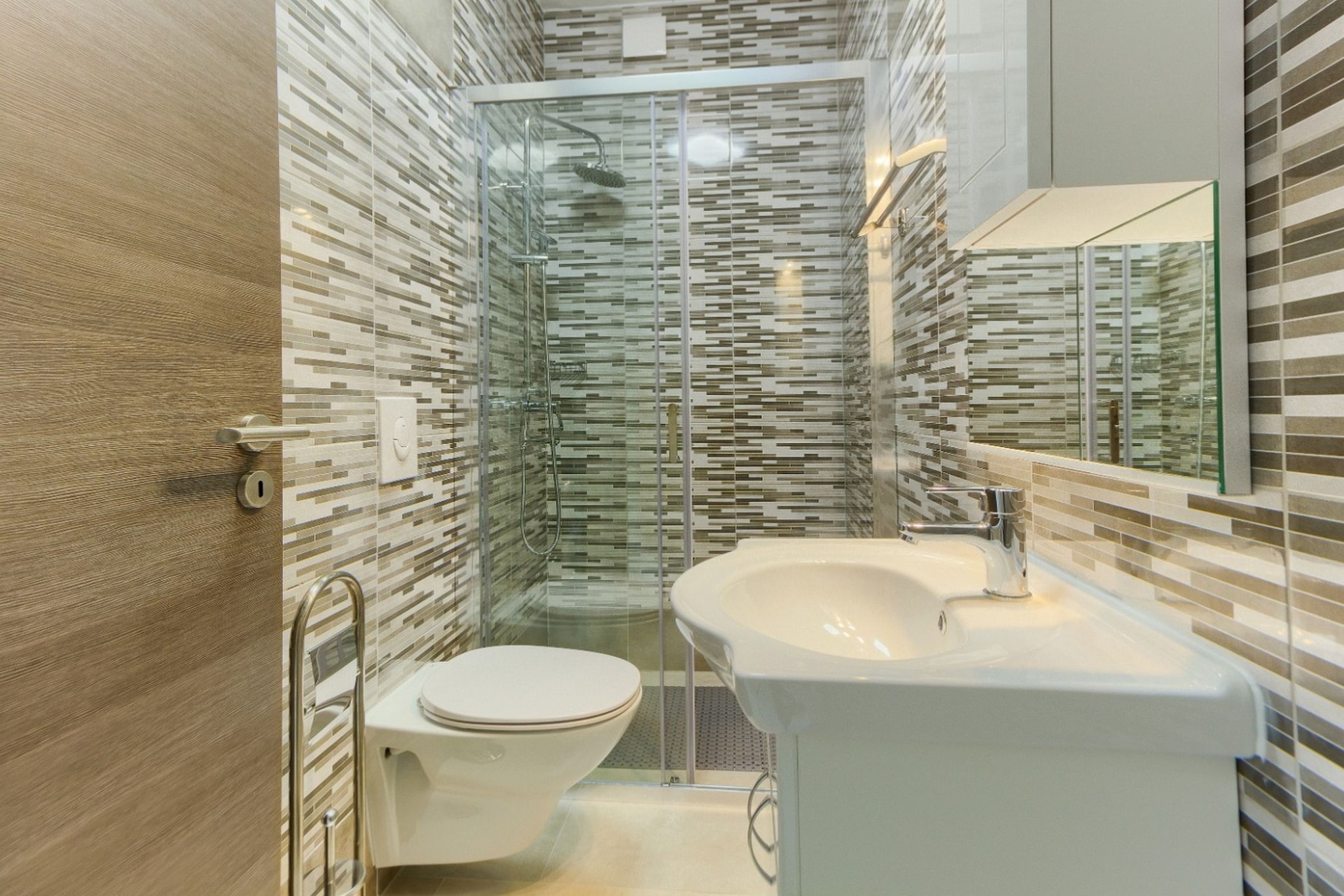 Majestic Kastel Stari Apartment with Terrace - Two Bedroom Apartment with Terrace-Salle de bain