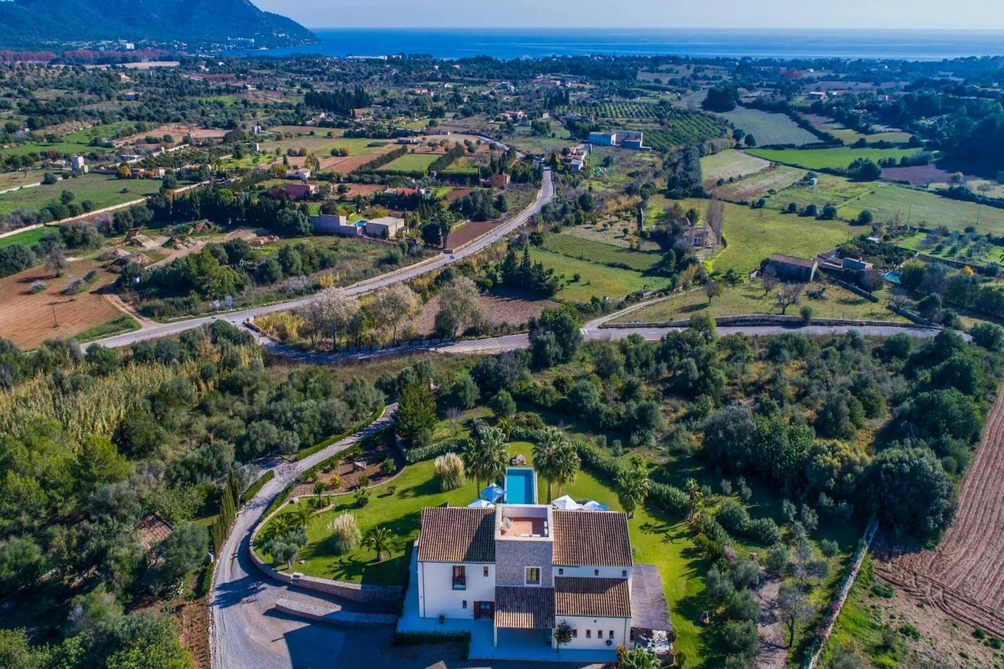 Villa Serefina-Gebieden zomer 1km