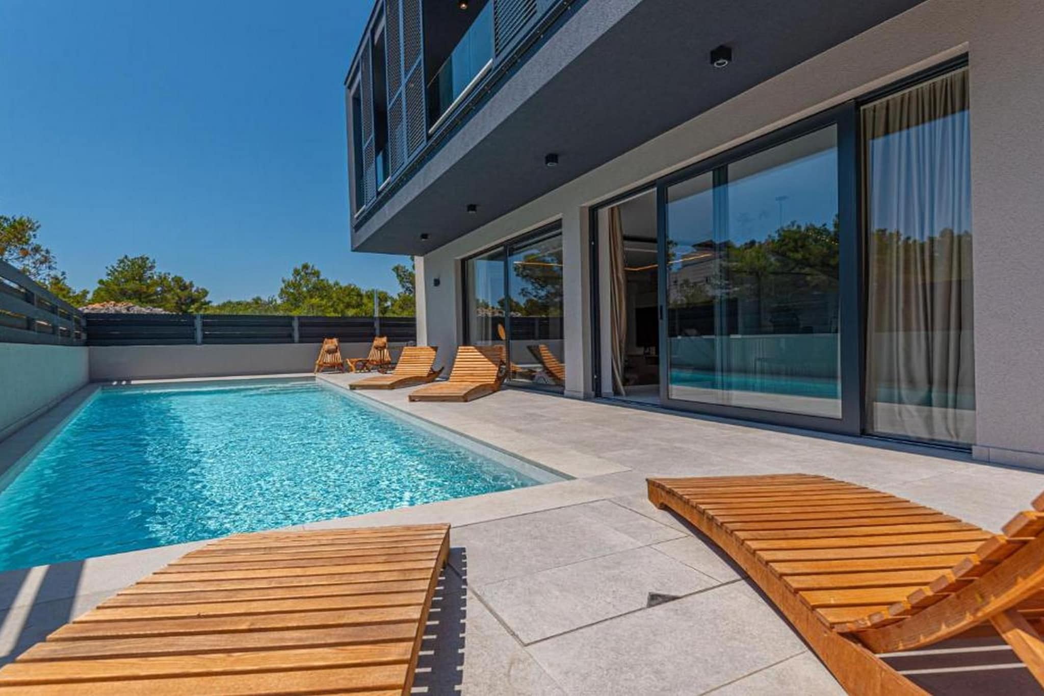 Luxury Contemporary Villa in Vodice with Pool, Sauna and Hot Tub - Four Bedroom Villa with pool-Schwimmbad