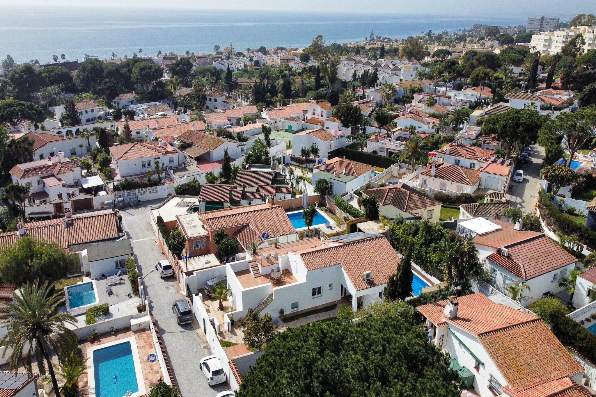 Villa Madrugada, beachside villa in Costabella-Buitenlucht