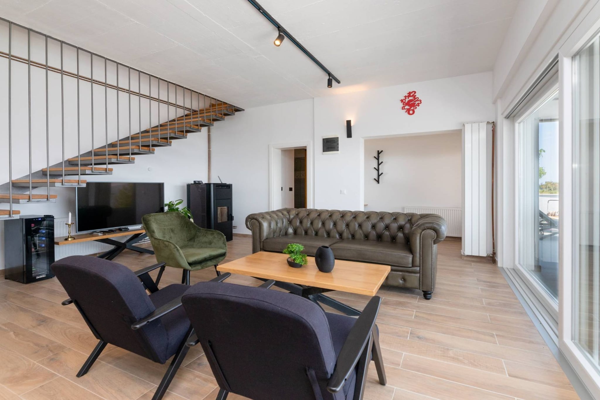 Spectacular Bol Island Sea View Villa with Pool - Four Bedroom Villa with Pool-Living room