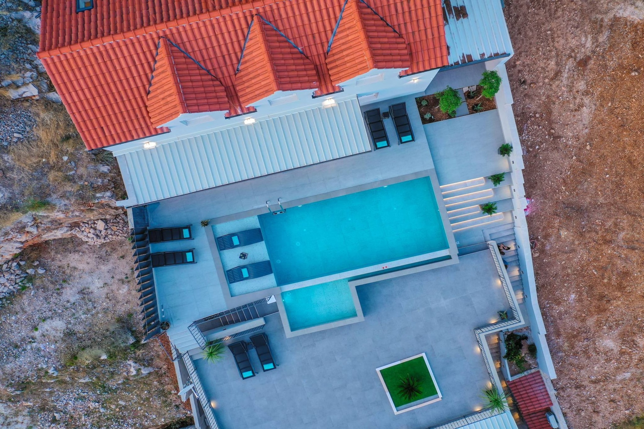 Spectacular Bol Island Sea View Villa with Pool - Four Bedroom Villa with Pool-View