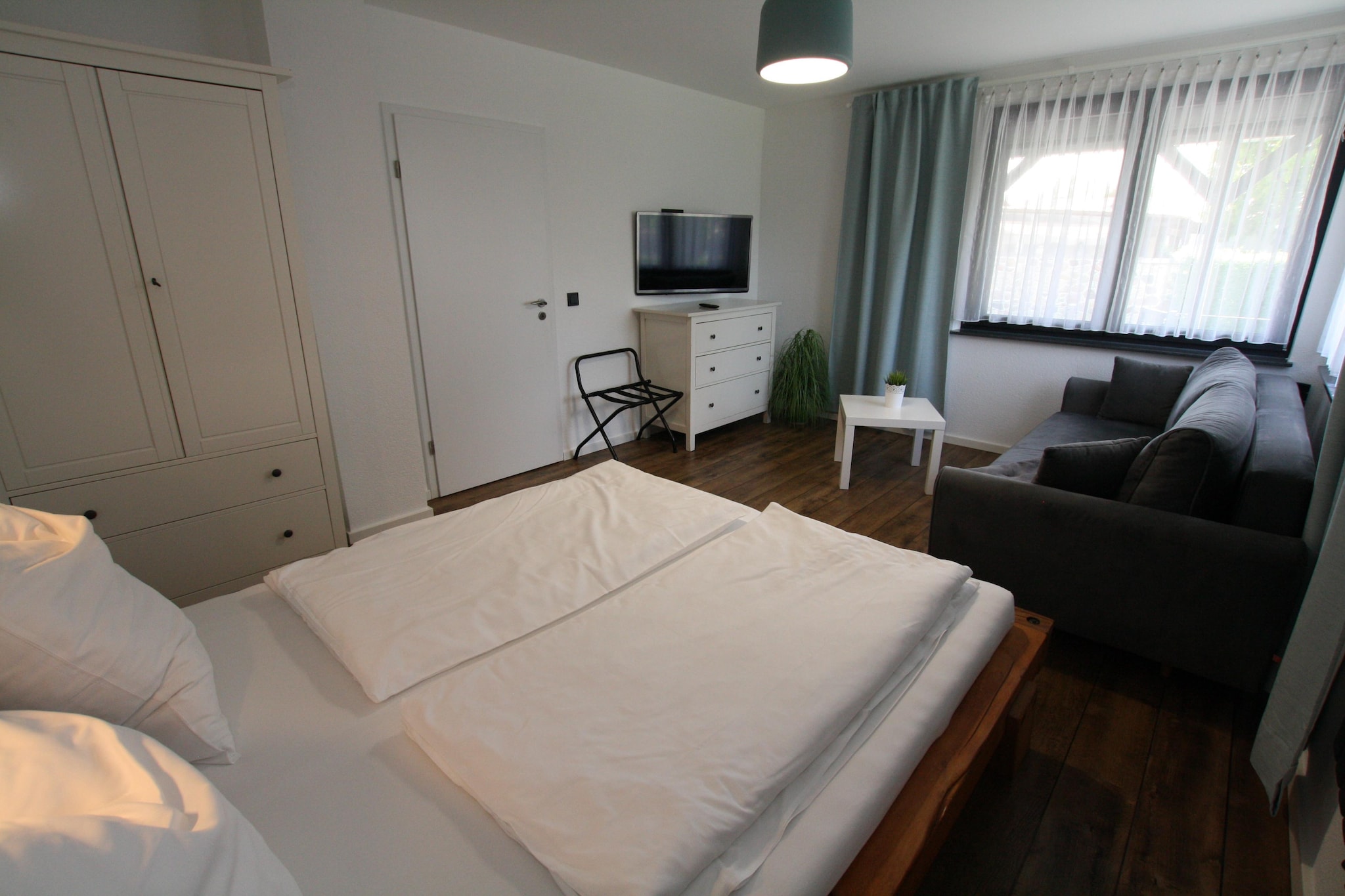 Ferienhaus mit Wasserblick 3 Pers-Slaapkamer
