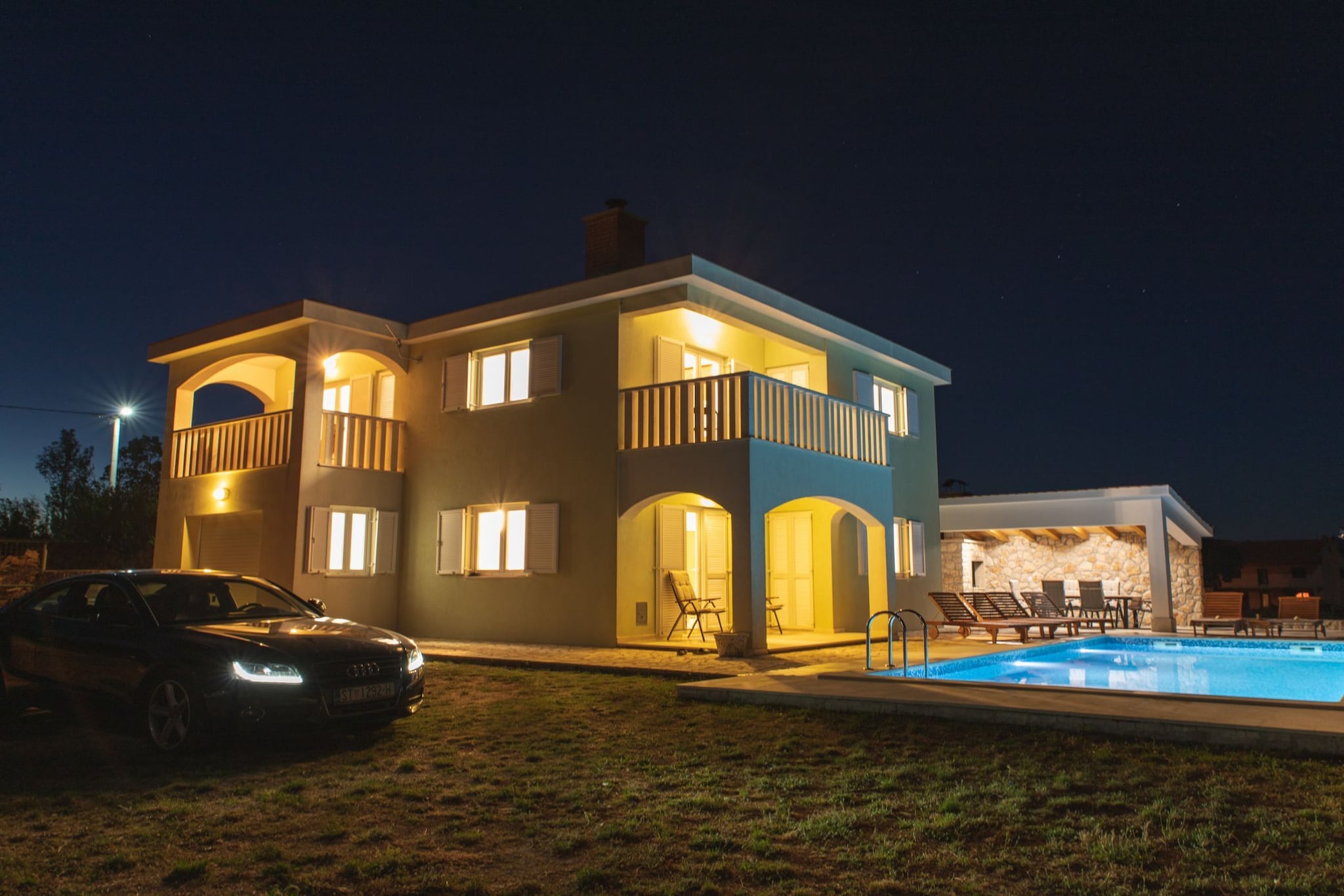 Idyllic Getaway Lovrec Villa with Pool - Five Bedroom Villa with Pool-Extérieur
