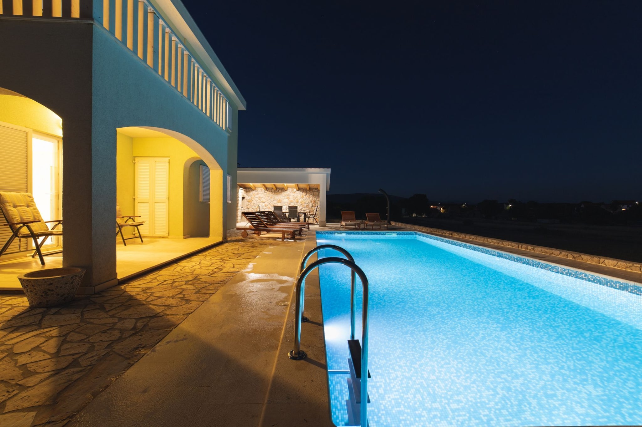 Idyllic Getaway Lovrec Villa with Pool - Five Bedroom Villa with Pool-Piscine