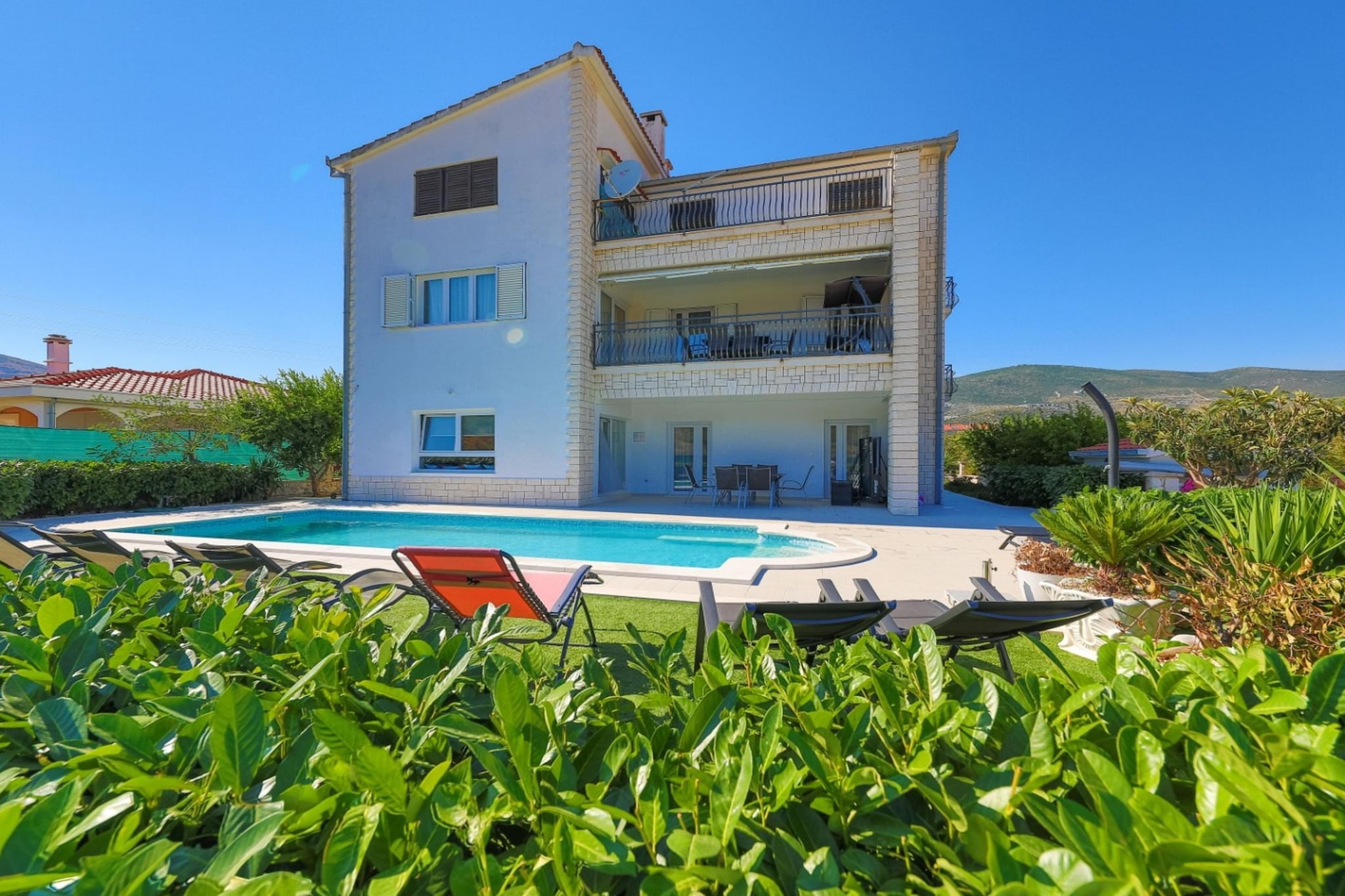 Scenic Elegant Trogir Villa with Pool - Five Bedroom Villa-Outdoor