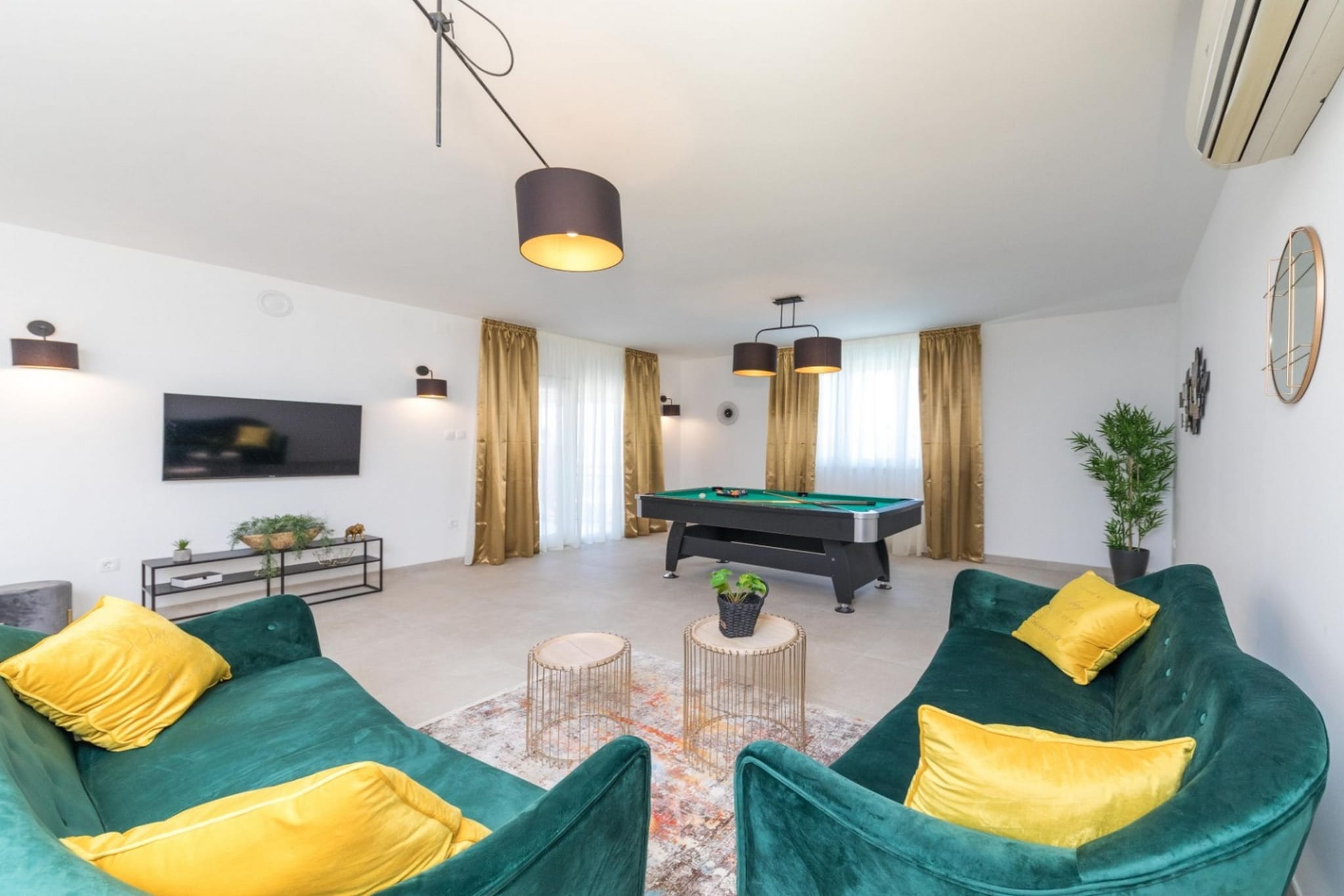 Scenic Elegant Trogir Villa with Pool - Five Bedroom Villa-Living room