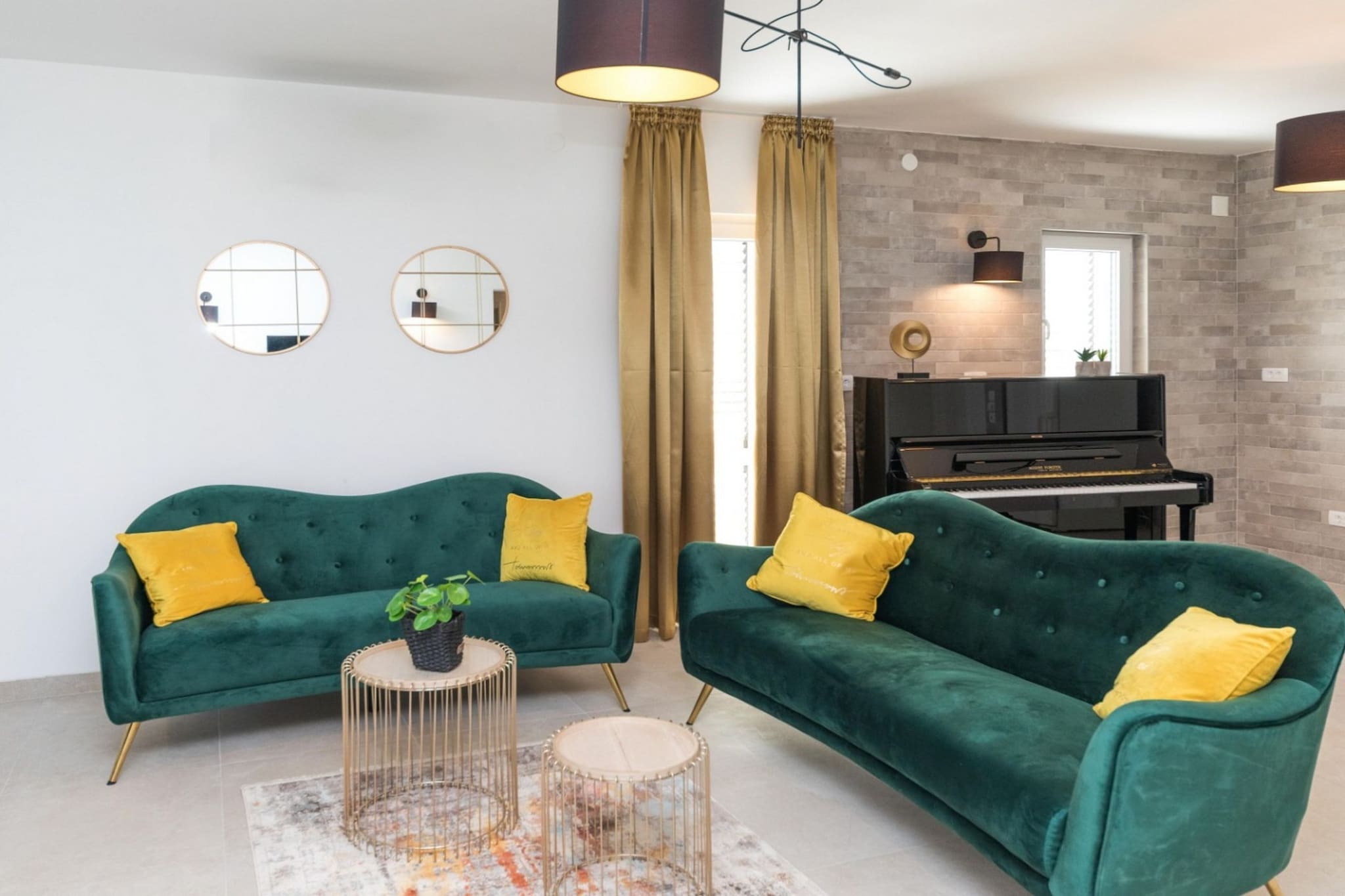 Scenic Elegant Trogir Villa with Pool - Five Bedroom Villa-Living room