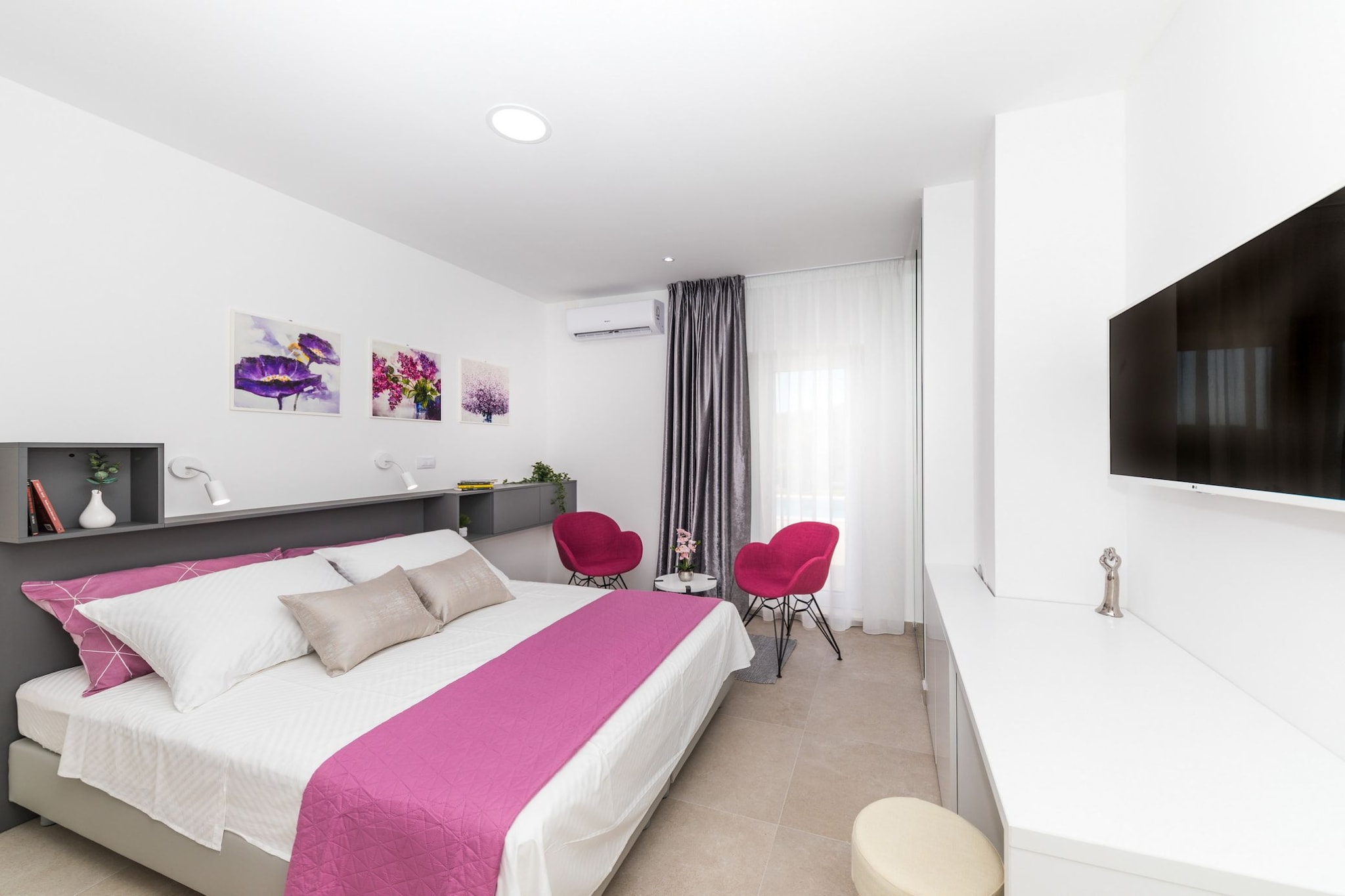 Scenic Elegant Trogir Villa with Pool - Five Bedroom Villa-Bedroom