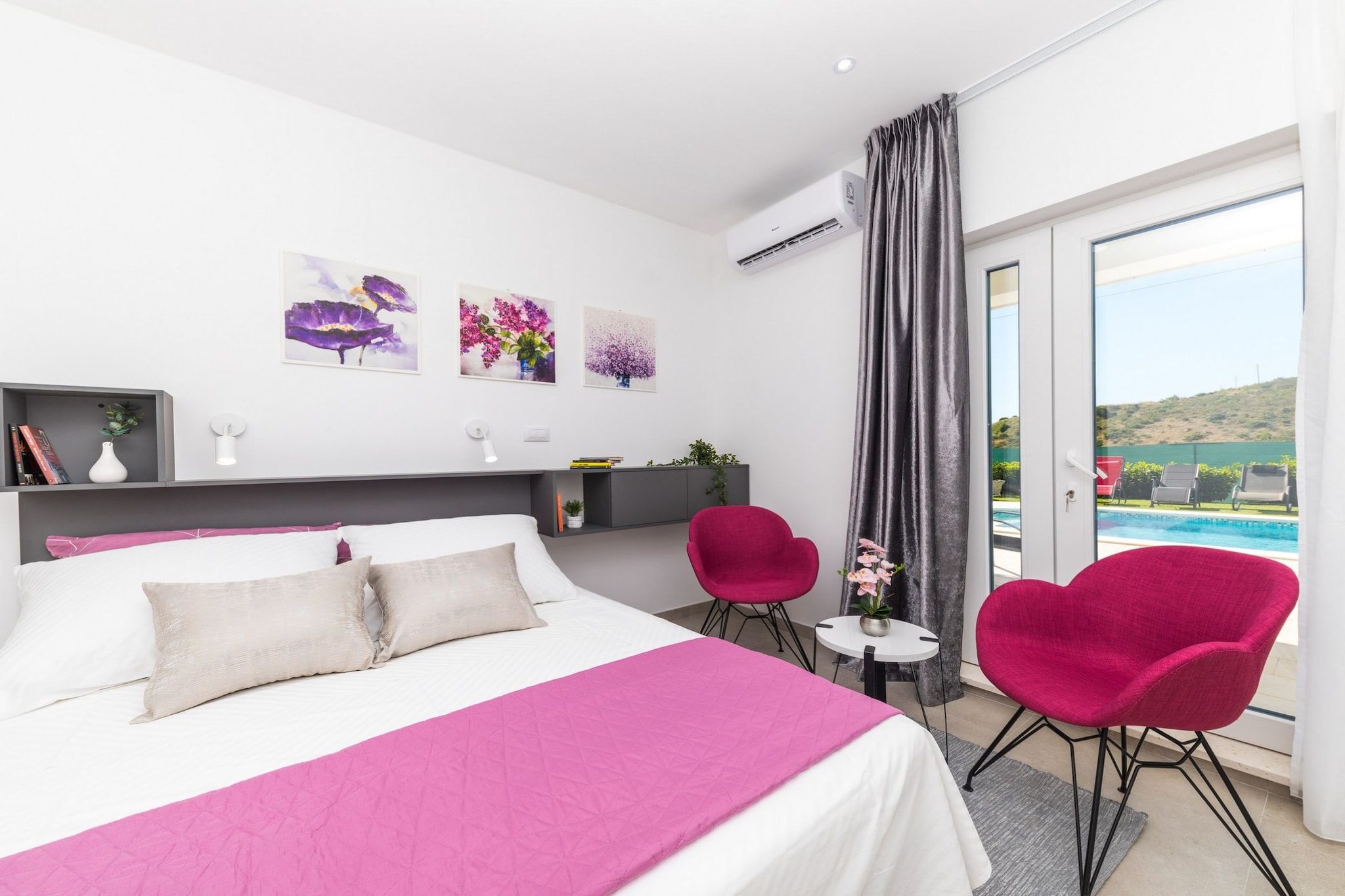 Scenic Elegant Trogir Villa with Pool - Five Bedroom Villa-Bedroom