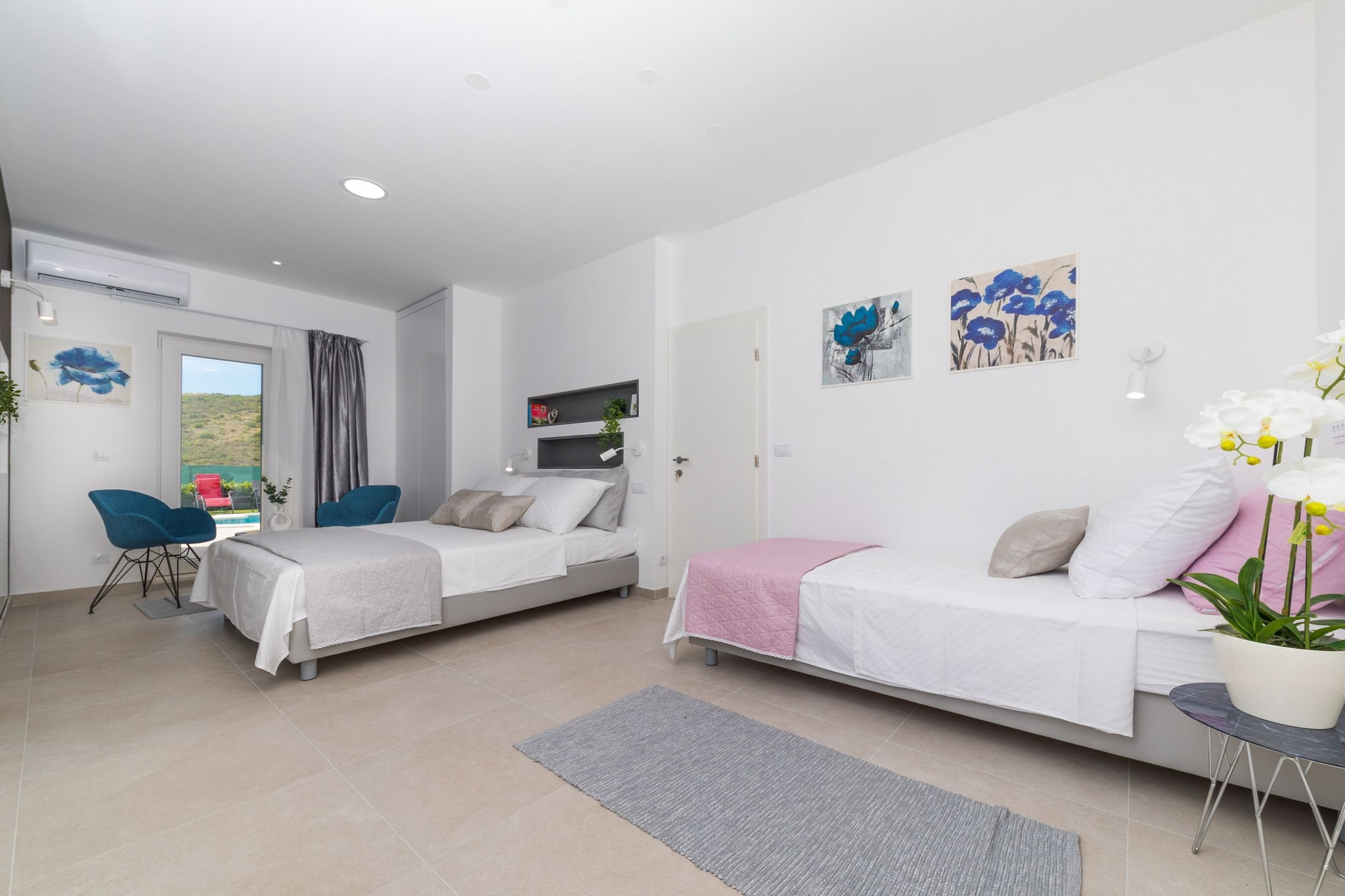 Scenic Elegant Trogir Villa with Pool - Five Bedroom Villa-Bedroom