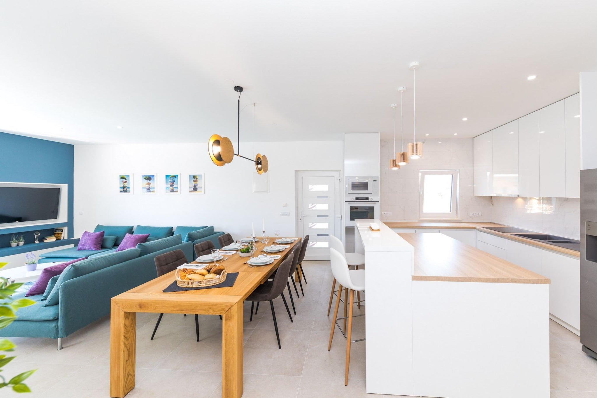 Scenic Elegant Trogir Villa with Pool - Five Bedroom Villa-Kitchen