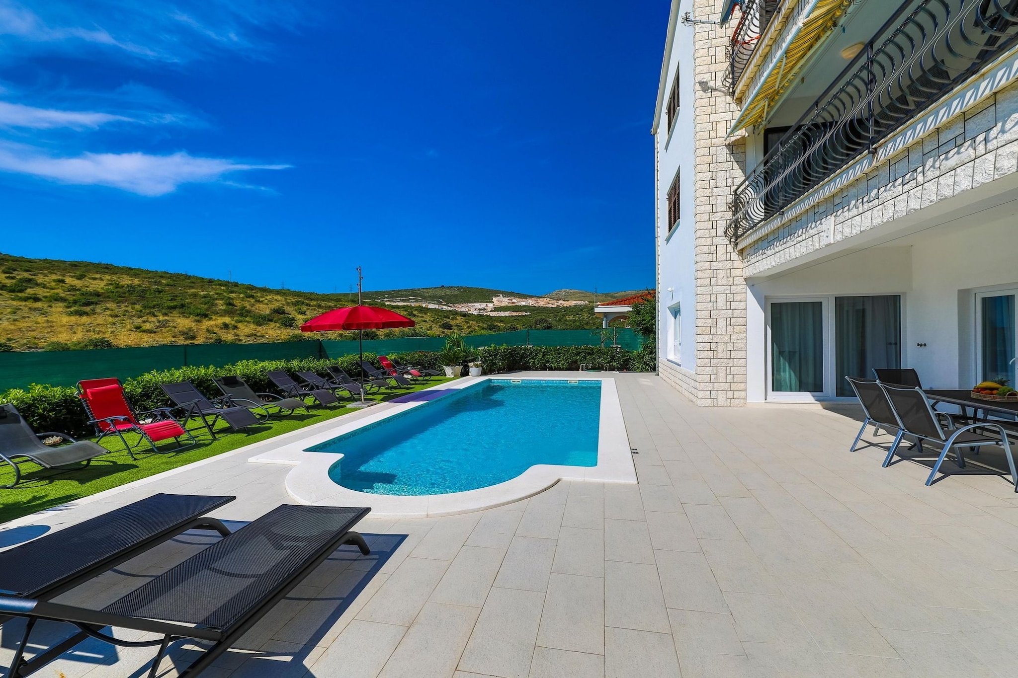 Scenic Elegant Trogir Villa with Pool - Five Bedroom Villa-Pool