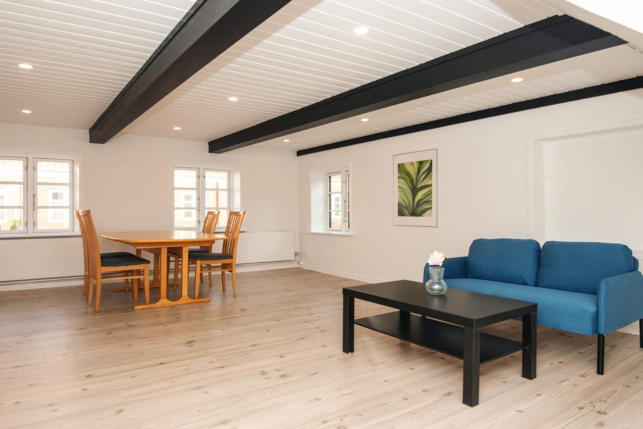 This lovely 2-room apartment on the first floor offers a comfortable and cozy retreat, ideal for up to two guests. It features two well-furnished bedrooms, each with a bed, and a living area equipped with a Chromecast and TV for your entertainment. The apartment also boasts modern amenities such as district heating, providing warmth and comfort throughout your stay. As a non-smoking property, it ensures a clean and fresh environment for your visit. Located on the charming Algade street in RingkÃ¸bing, the apartment offers easy access to specialty stores and shops, making it an ideal spot for exploring the local culture. The market square, just a short stroll away, is perfect for enjoying the vibrant atmosphere, while the beautiful RingkÃ¸bing Fjord and harbor are also within walking distance, offering serene water views and leisure activities. In certain months, Algade becomes a pedestrian street, enhancing the peaceful ambiance of the area. The apartment is equipped with a fully functional kitchen, including an electric stove, fridge-freezer, and dishwasher, perfect for preparing meals at your leisure. The recently renovated bathroom includes a washing machine, tumble dryer, WC, sink, and shower for added convenience. Additionally, guests can relax on the shared balcony, a great place to unwind after a day of exploring the local sights.A refundable deposit might be charged closer to your check-in date. TheÂ securityÂ depositÂ ensuresÂ aÂ smoothÂ stayÂ andÂ coversÂ any additionalÂ servicesÂ orÂ consumptionÂ charges.ThisÂ depositÂ coversÂ utilitiesÂ consumedÂ duringÂ yourÂ stay andÂ anyÂ additionalÂ servicesÂ thatÂ mayÂ beÂ taken.TheÂ finalÂ amountÂ willÂ beÂ adjustedÂ basedÂ onÂ actualÂ meter readings,Â actualÂ usageÂ ofÂ extraÂ services,Â andÂ anyÂ remaining balanceÂ willÂ beÂ refundedÂ withinÂ 21Â daysÂ afterÂ checkout.ThisÂ depositÂ simplyÂ actsÂ asÂ aÂ prepaymentÂ forÂ chargesÂ that Â youÂ wouldÂ anywaysÂ payÂ for,Â ensuringÂ aÂ seamlessÂ stayÂ and check-outÂ experience.