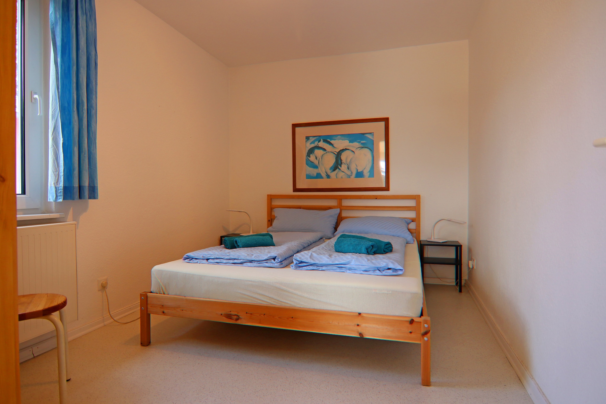 Ferienhäuser Inselblick / Ferienhaus 2 60 qm-Slaapkamer