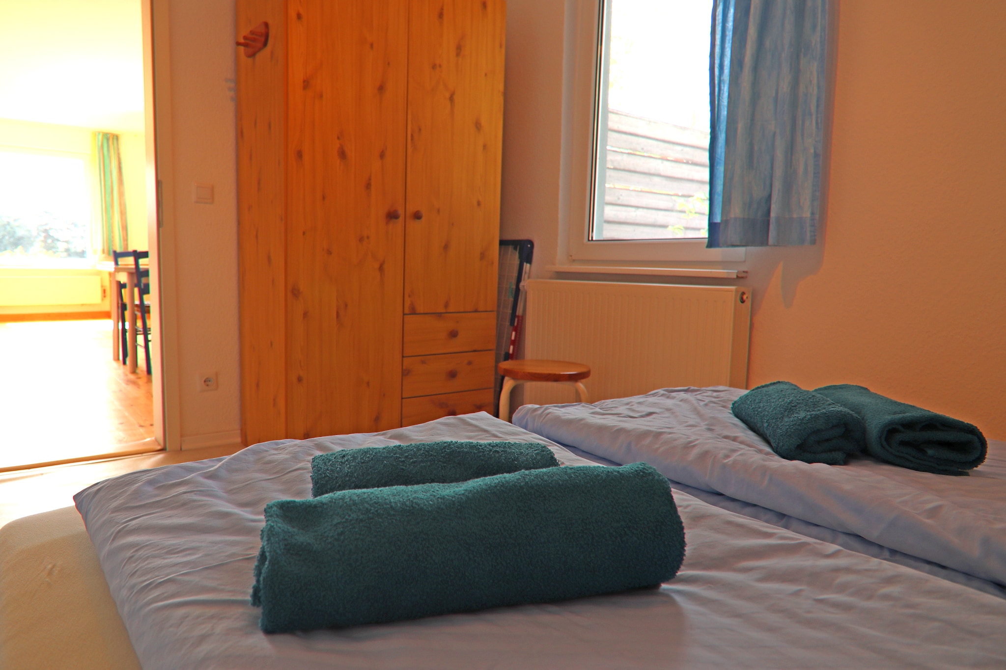 Ferienhäuser Inselblick / Ferienhaus 2 60 qm-Slaapkamer