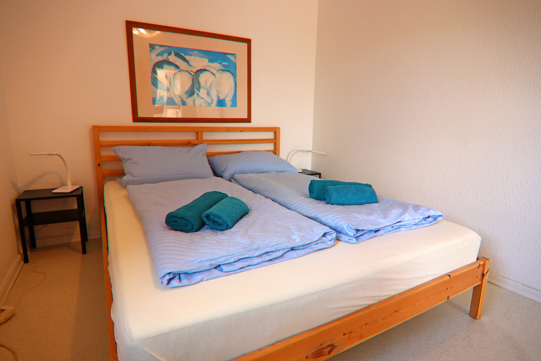 Ferienhäuser Inselblick / Ferienhaus 2 60 qm-Slaapkamer