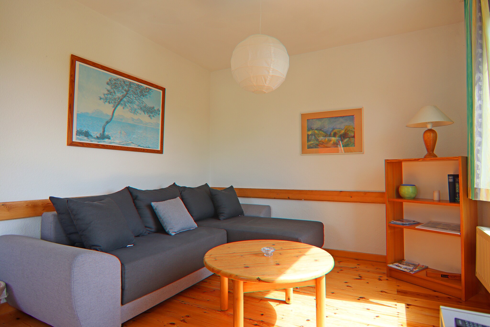 Ferienhäuser Inselblick / Ferienhaus 3 60 qm-Woonkamer