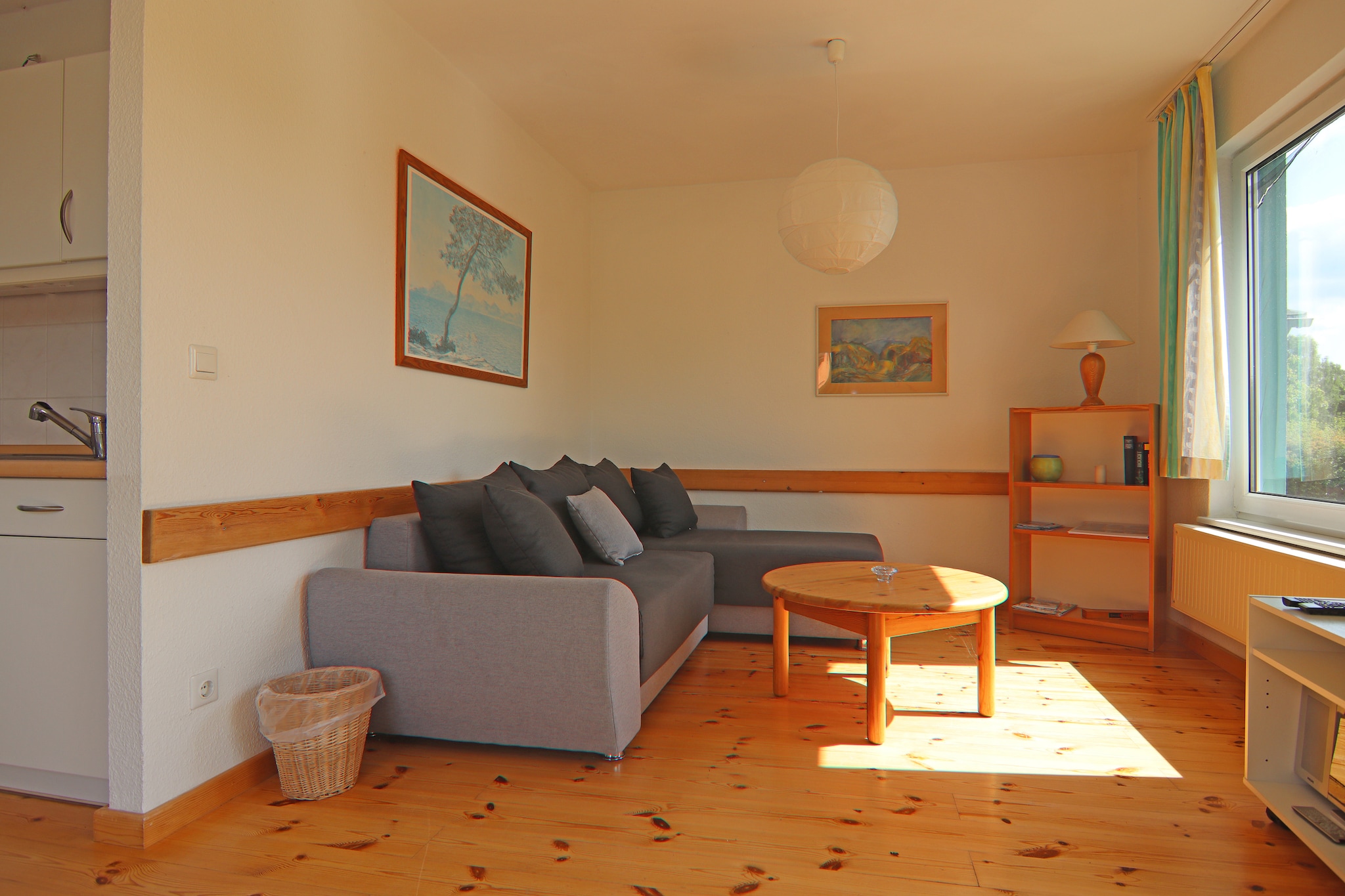 Ferienhäuser Inselblick / Ferienhaus 4 60 qm-Woonkamer