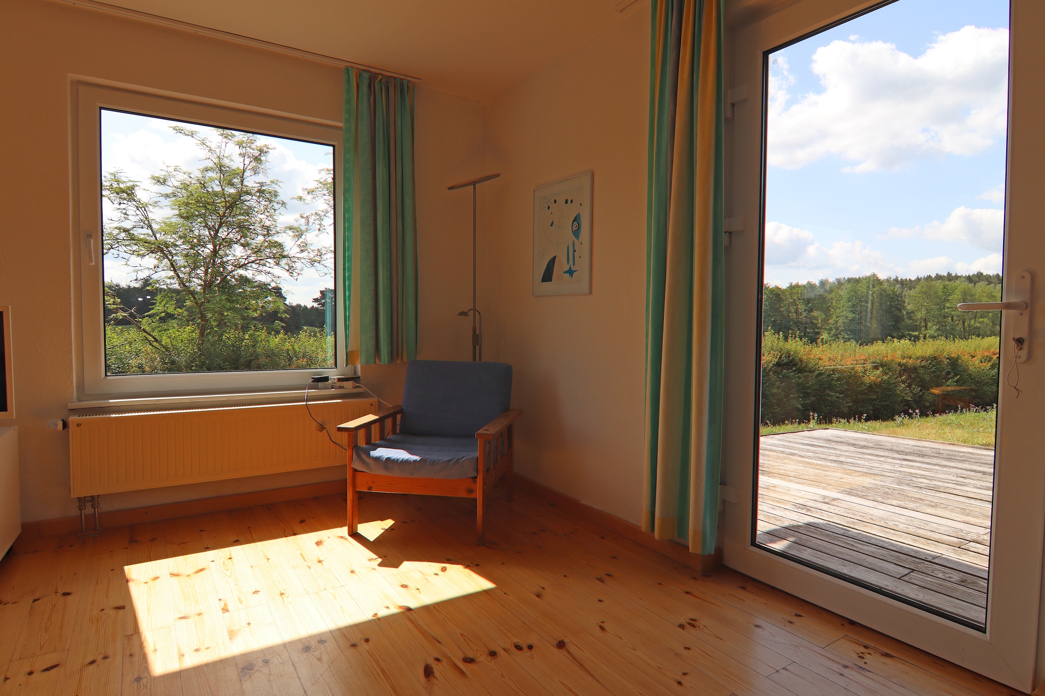 Ferienhäuser Inselblick / Ferienhaus 4 60 qm-Woonkamer