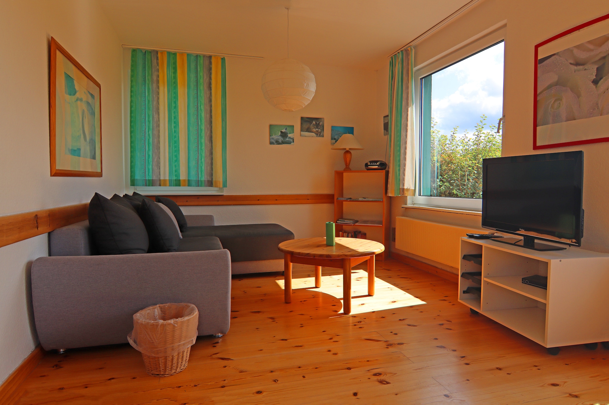 Ferienhäuser Inselblick / Ferienhaus 4 60 qm-Woonkamer