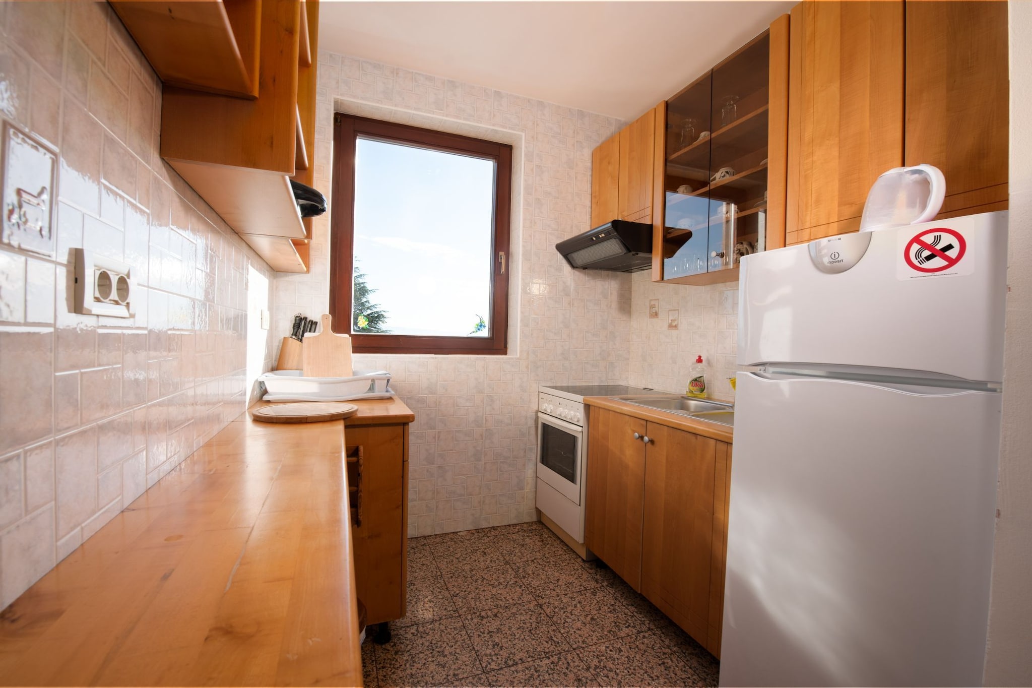 Cozy Icici Apartment with Sea view - Two Bedroom Apartment with Sea View-Küche