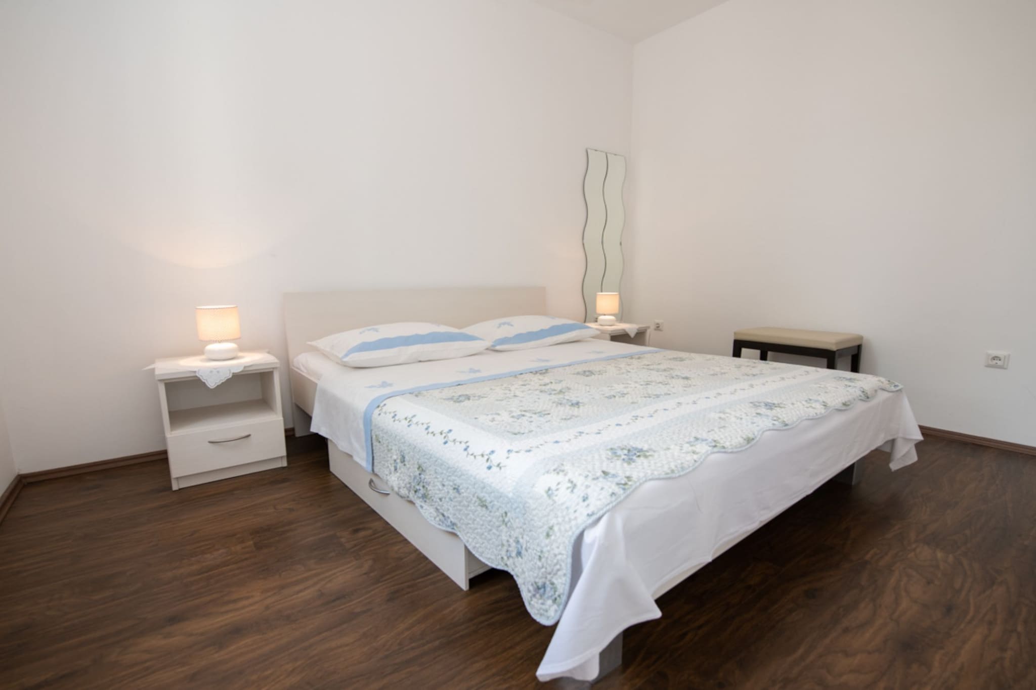 Elegant Lovran Apartment with Sea view - Two Bedroom Apartment with Sea View-Bedroom