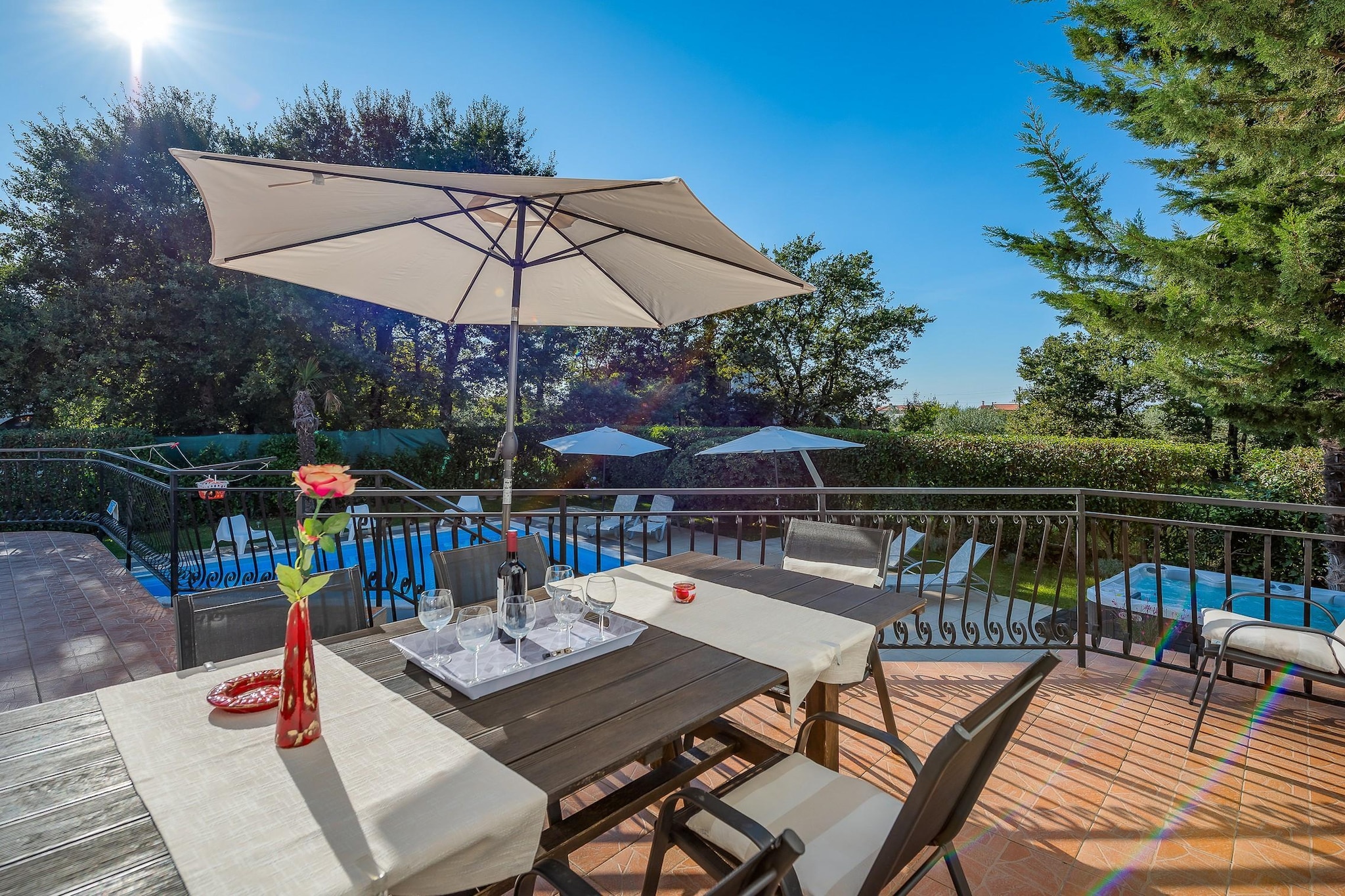 Villa Martimar-Terrasbalkon