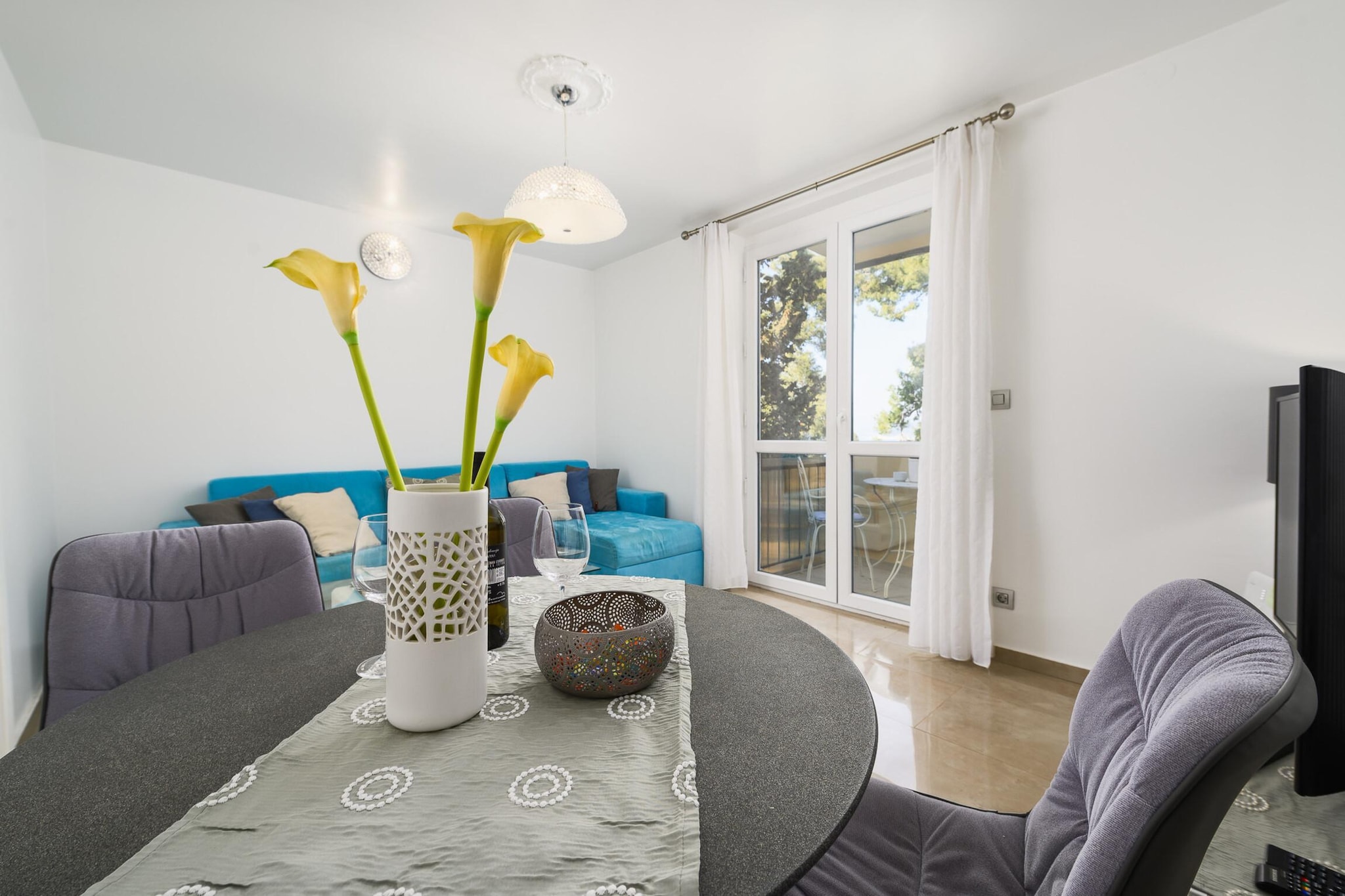 Premium apartment Peschiera Porec-Eetkamer