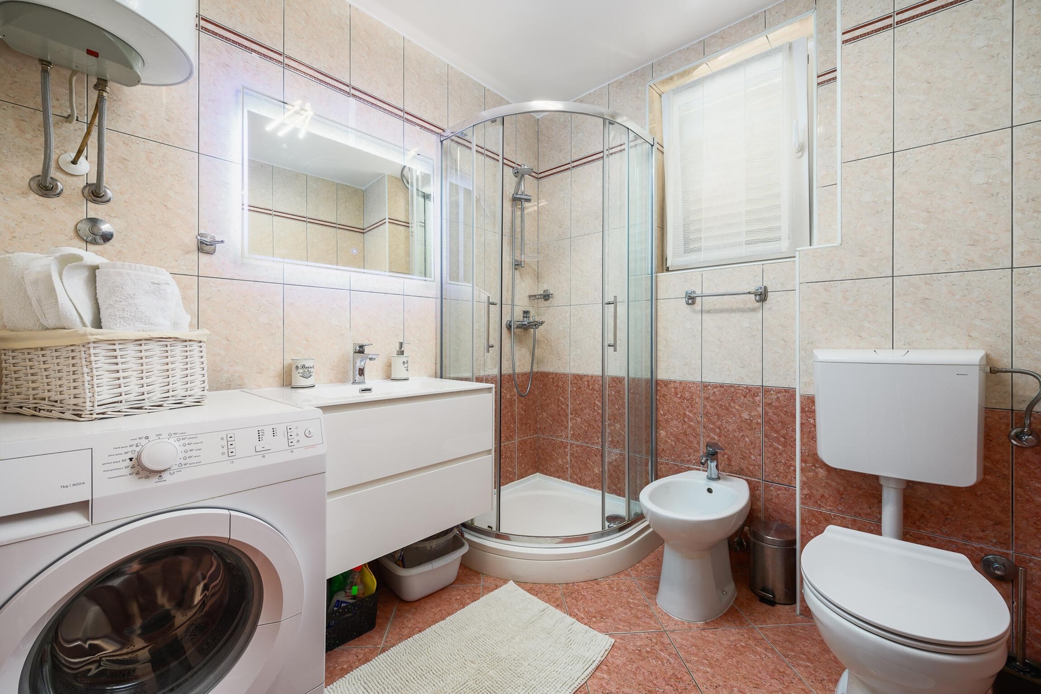 Premium apartment Peschiera Porec-Badkamer