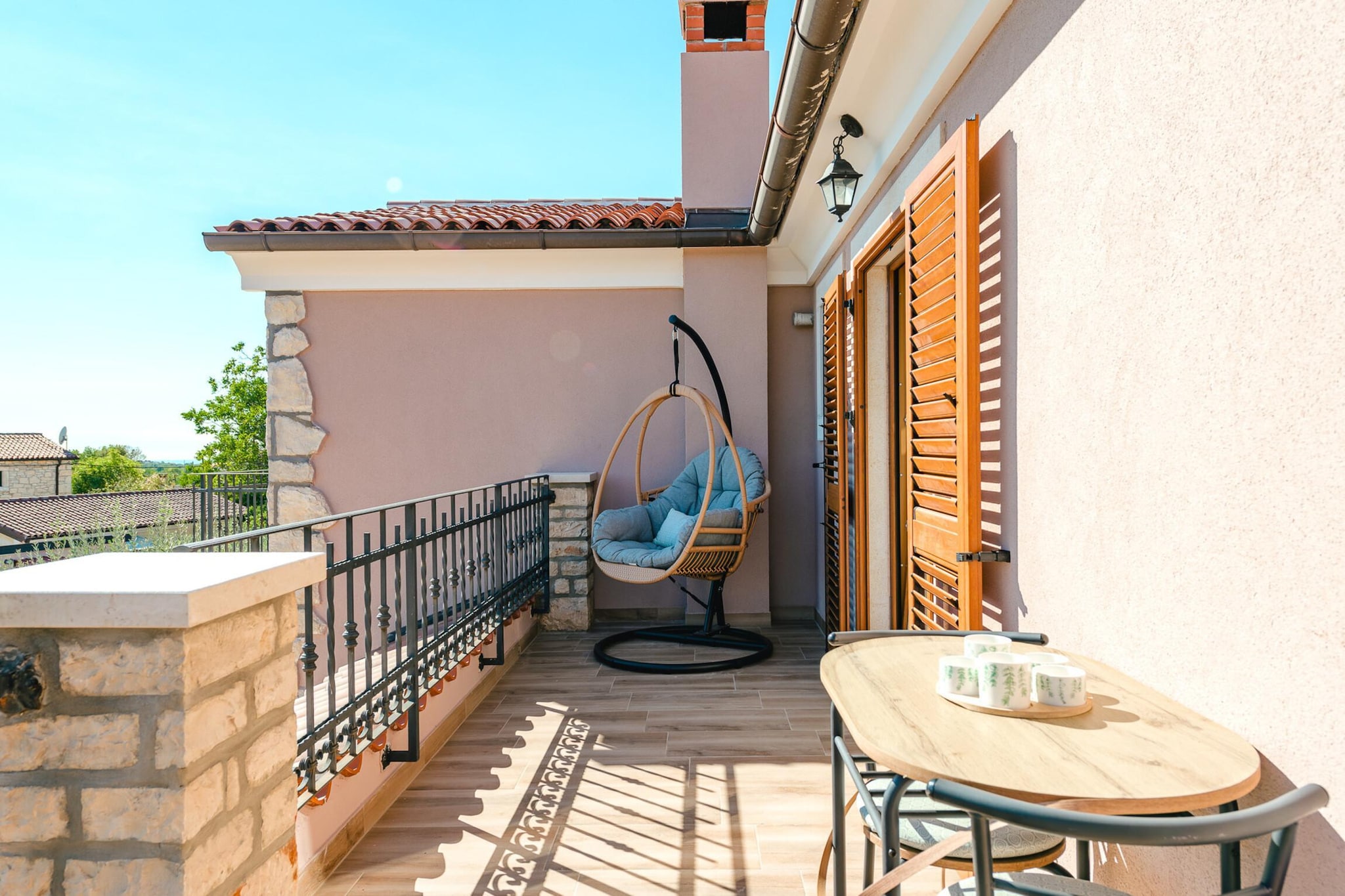 Villa Marijanin vrt-Terrasbalkon