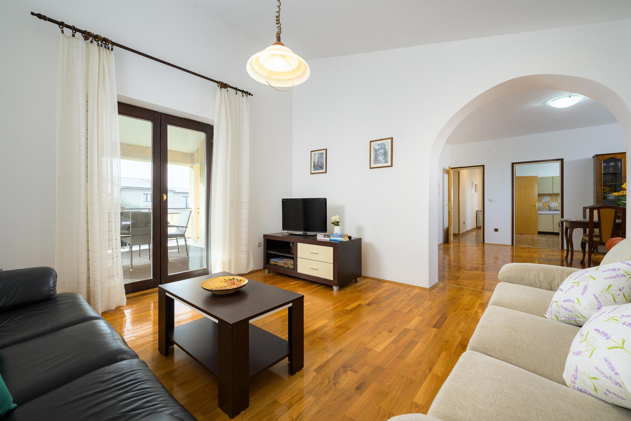 Apartment Bruna in Porec, Istria-Woonkamer