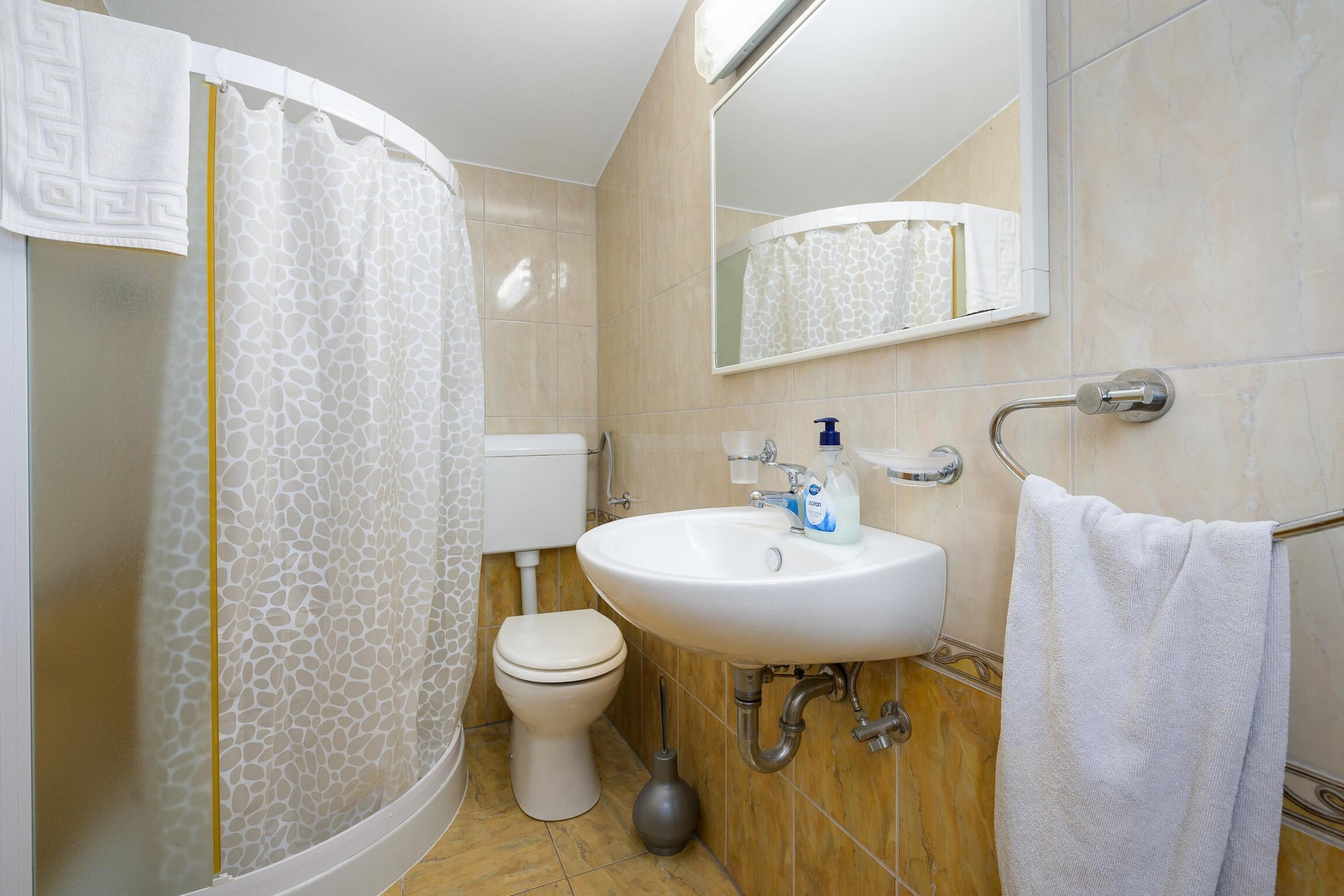 Apartment Bruna in Porec, Istria-Badkamer