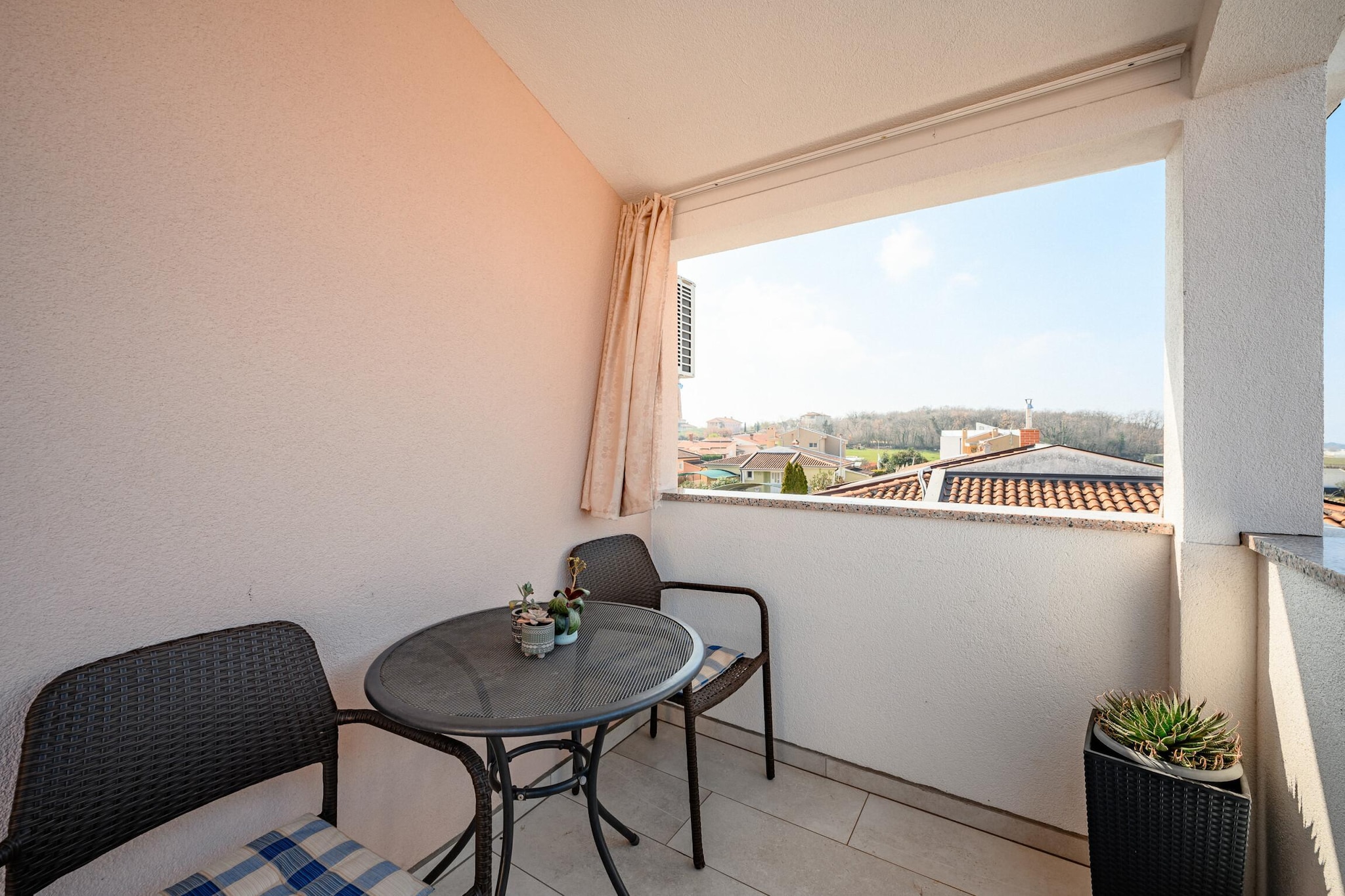 Charming Apartment Rose II-Terrasbalkon