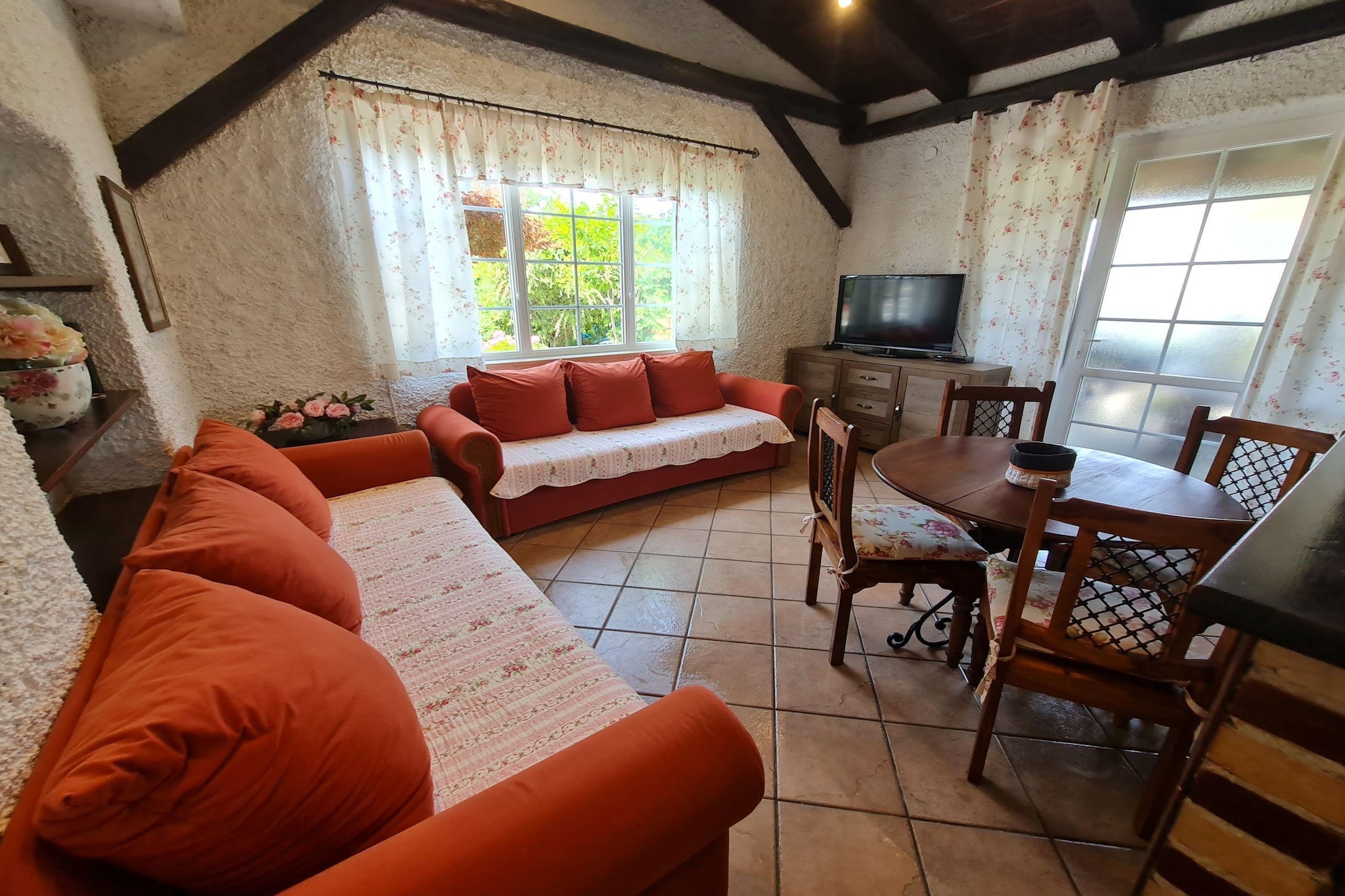 Apartment Erna in Porec, Istria-Wohnzimmer