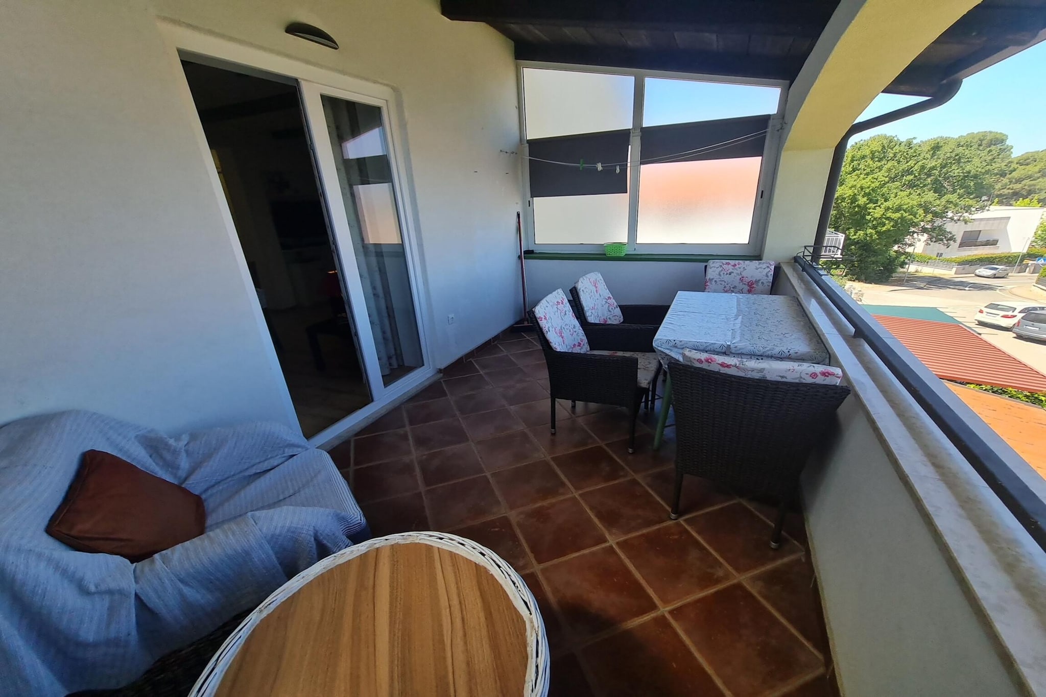 Apartment Erna II in Porec, Istria-Terrace balcony