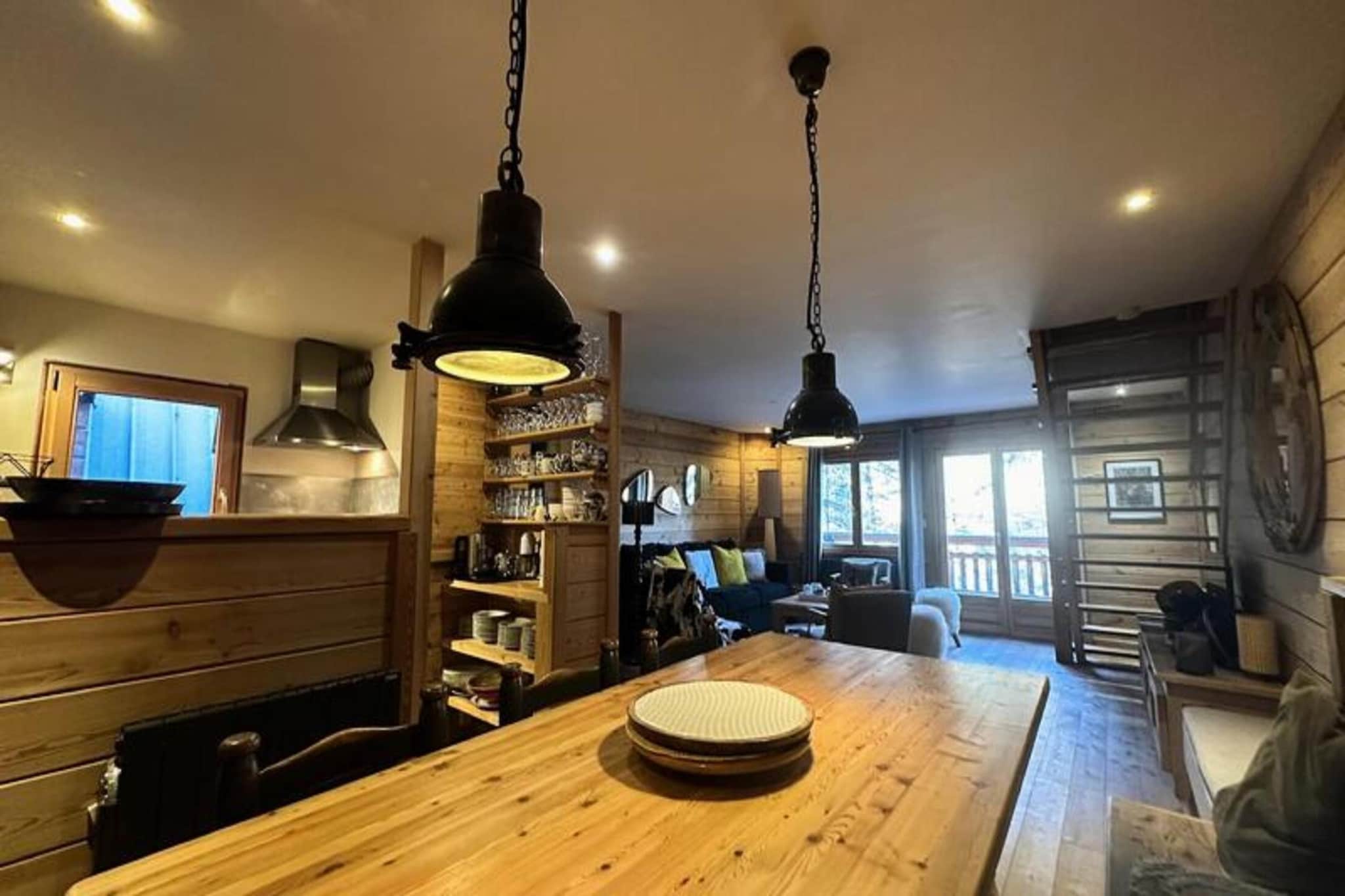This charming and unique chalet is located in the heart of Vars les Claux, offering an ideal combination of seclusion and convenience, as it’s just a stone’s throw from the slopes. Surrounded by fir trees and a small stream, it provides a peaceful, private escape while still being close to all resort amenities. The Forêt Blanche Agency presents this exceptional rental, which includes end-of-stay cleaning and household linen, ensuring a stress-free stay. The chalet features a spacious garden-level dormitory sleeping 6, a cozy TV corner with an Xbox, and access to the outdoors.

Enjoy proximity to the ski slopes, while being nestled in nature.

 The first floor boasts a large living room with a fireplace, an open kitchen, and a terrace with serene views of the fir trees. Upstairs, two bedrooms with double beds and a master suite under the roof, complete with a bathtub and stunning views, offer comfortable accommodations. With a fully equipped kitchen, modern amenities, and thoughtful touches like a Nespresso machine and raclette set, this chalet is perfect for a family or group getaway.
