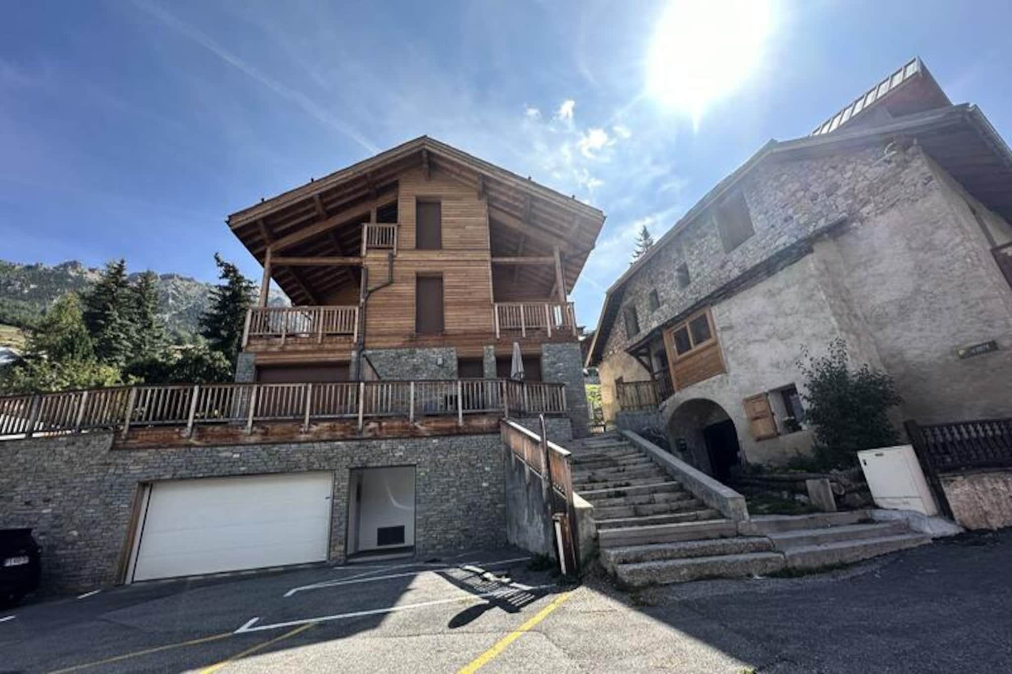 This charming and recently built residence features four apartments and is designed in the style of a traditional chalet, offering a cozy and elegant atmosphere. Located in the heart of the picturesque village of Vars Sainte-Catherine, the property is perfectly positioned with a free shuttle stop right outside, providing easy access to nearby activities and slopes. The apartment itself can comfortably accommodate 5 to 7 people, with a double bedroom that opens onto the outside and features a television.

The apartment boasts two beautiful terraces, perfect for enjoying the stunning mountain views, and includes a spacious living room with a warm and inviting pellet stove. The open-plan kitchen enhances the sense of space and is fully equipped with modern appliances, including a dishwasher, kettle, toaster, traditional oven, microwave, and a SENSEO coffee machine, ensuring convenience and comfort during your stay. A shower room and a separate toilet complete the apartment's amenities.

Linen is available upon request for an additional charge of €16 per person (sheets and towels pack), and end-of-stay cleaning is not included in the rental price. Pets are not allowed, and the apartment is strictly non-smoking. A security deposit of €600 is required upon arrival. Whether you're visiting for skiing in winter or hiking in the warmer months, this apartment offers an ideal base to enjoy all that Vars Sainte-Catherine has to offer.