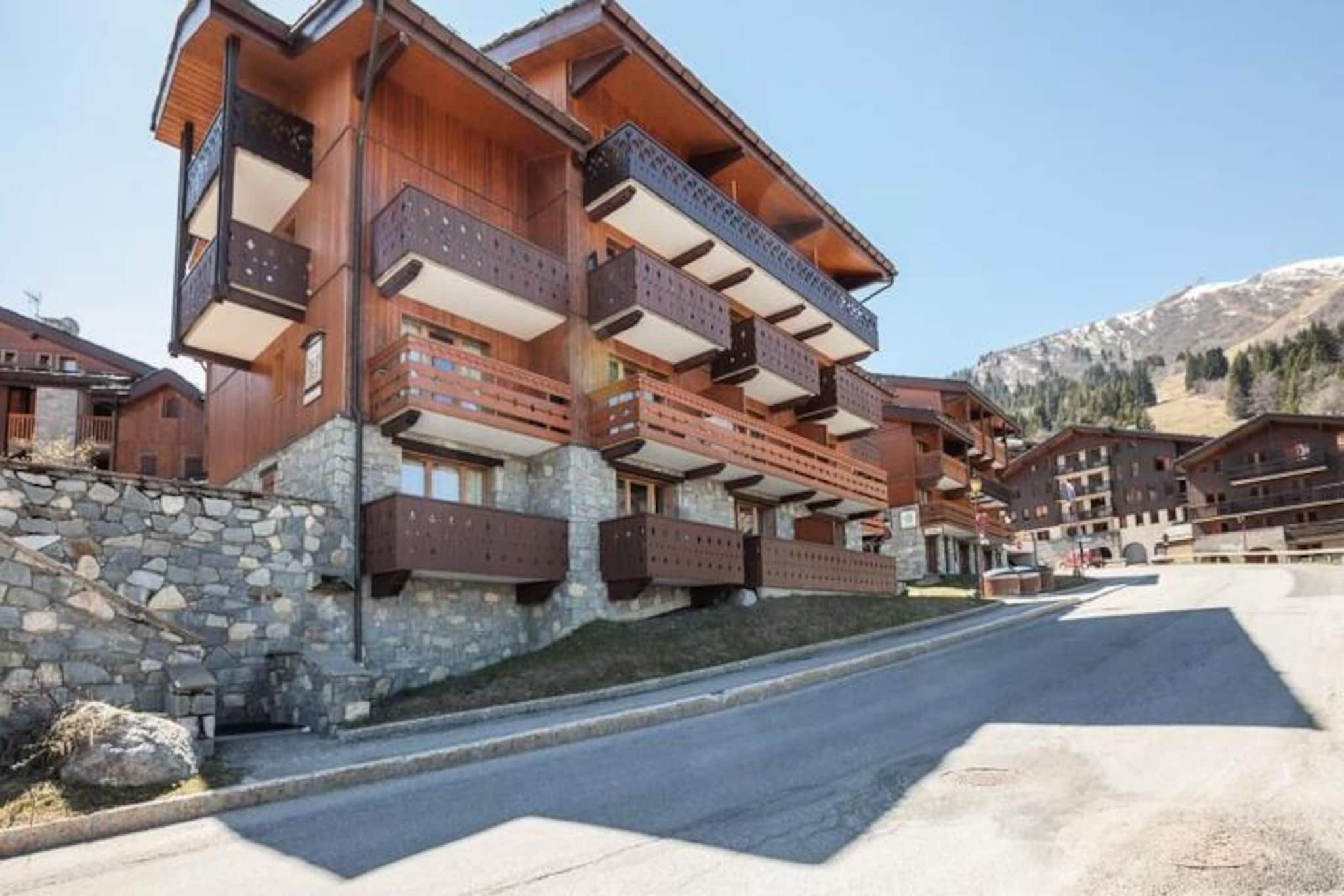 Studio in Valmorel near Ski Slopes & Forest