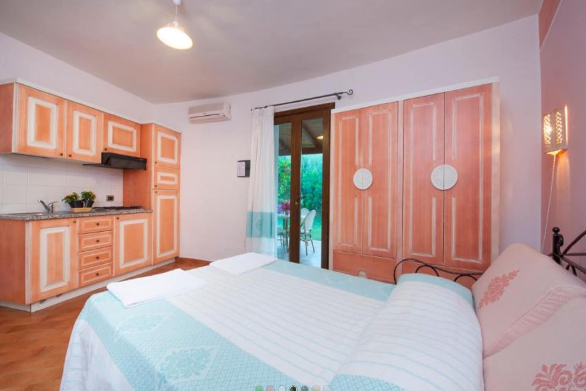 Three-room apartment with pool