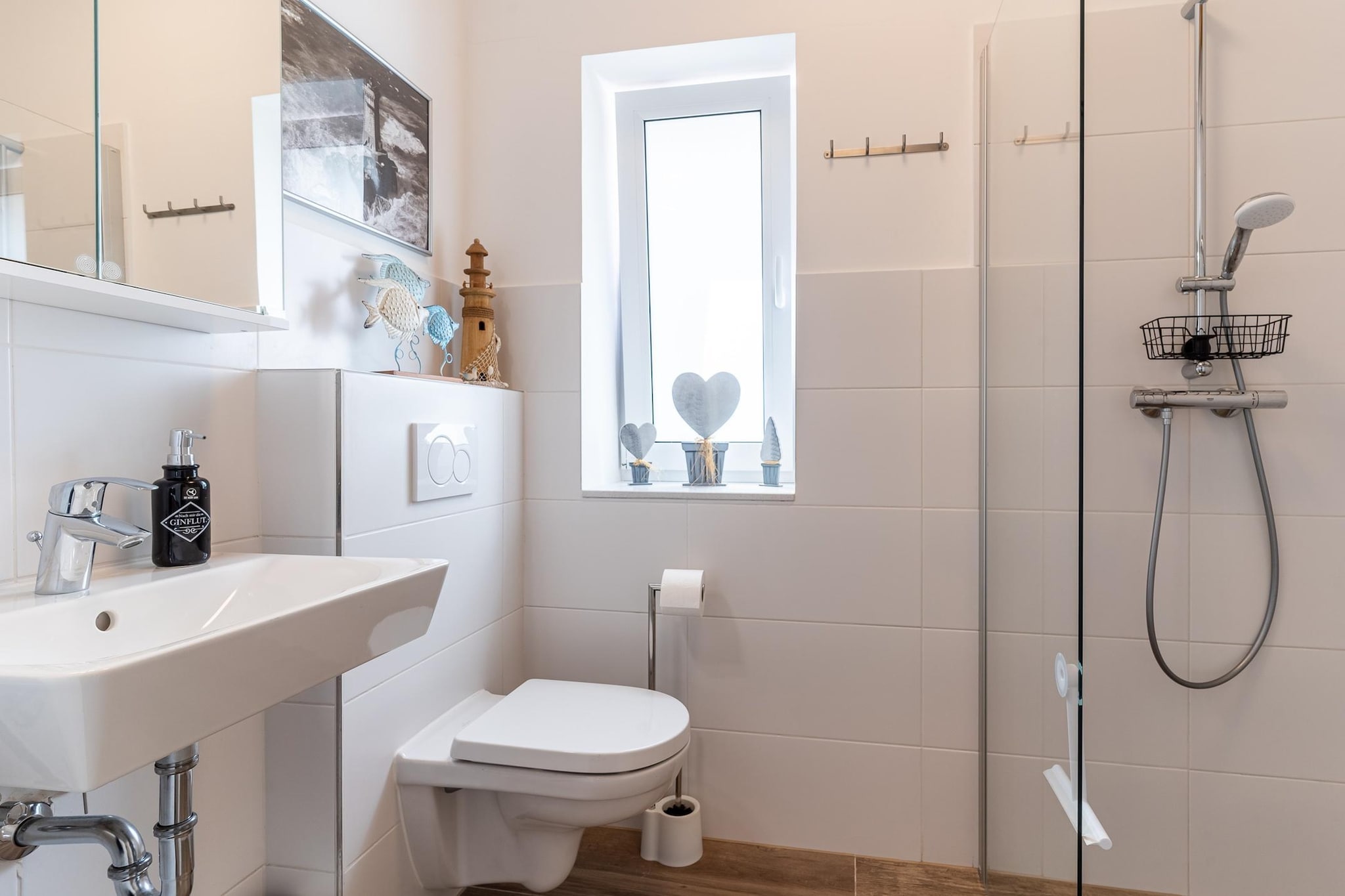Ferienhaus Bi de Kark - Badkamer