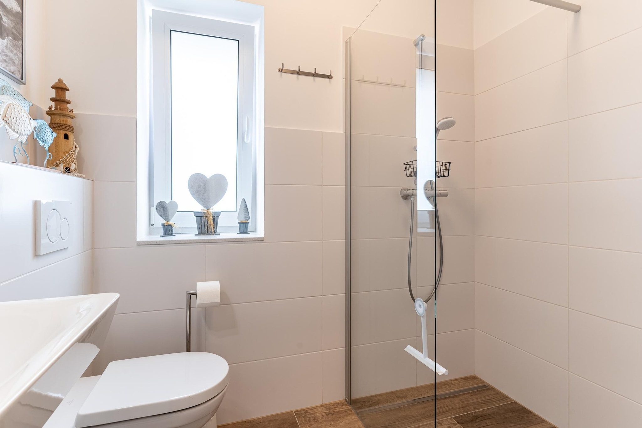 Ferienhaus Bi de Kark - Badkamer