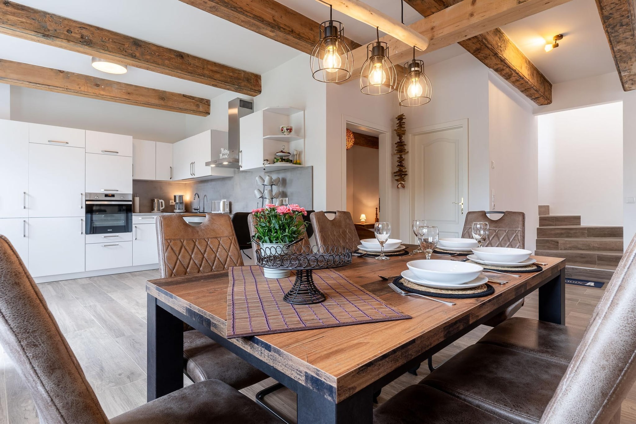 Ferienhaus Bi de Kark - Eetkamer