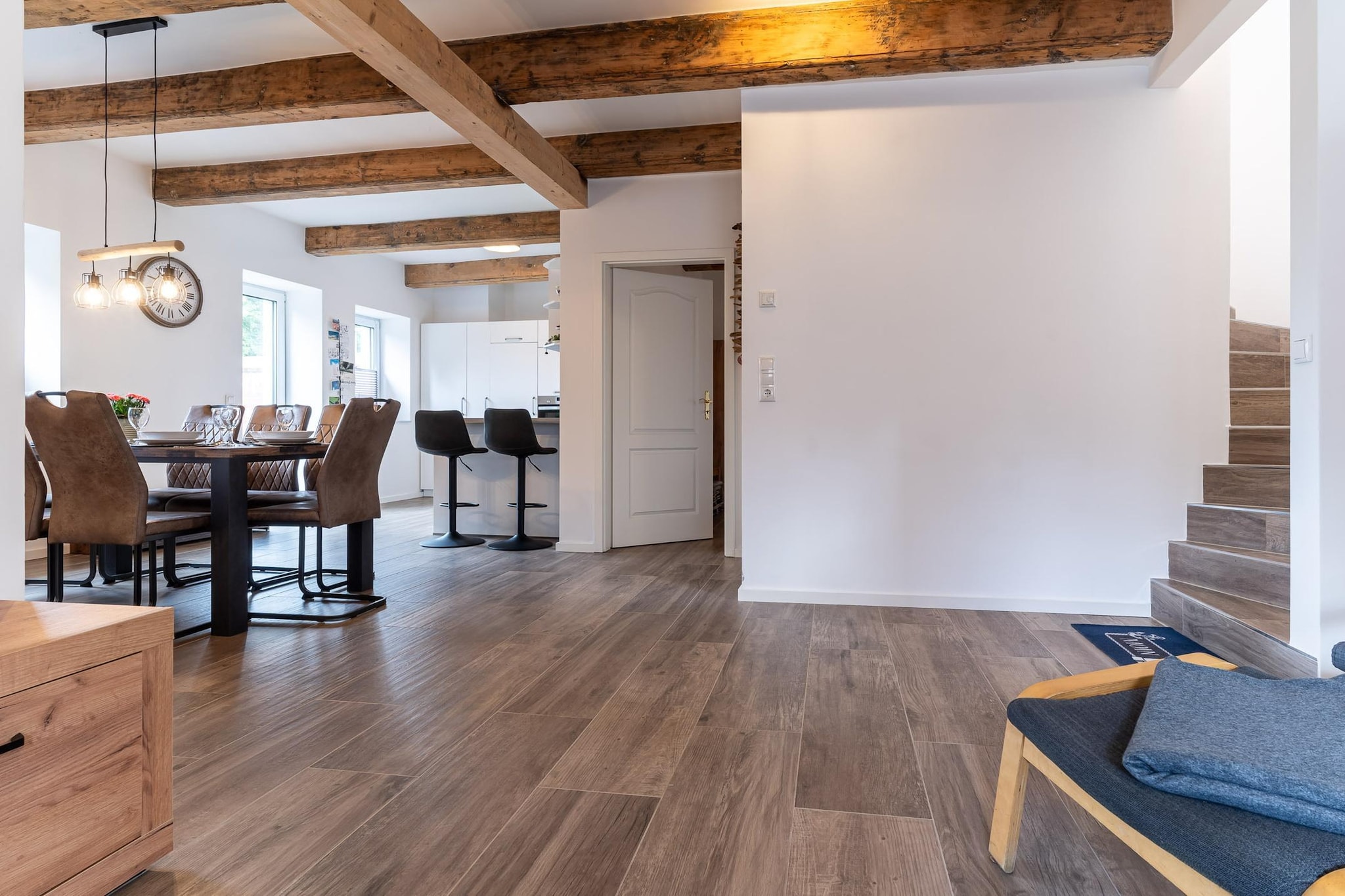 Ferienhaus Bi de Kark - Eetkamer