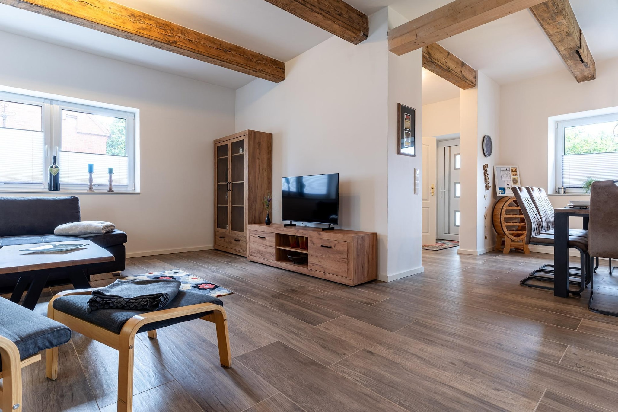 Ferienhaus Bi de Kark - Woonkamer