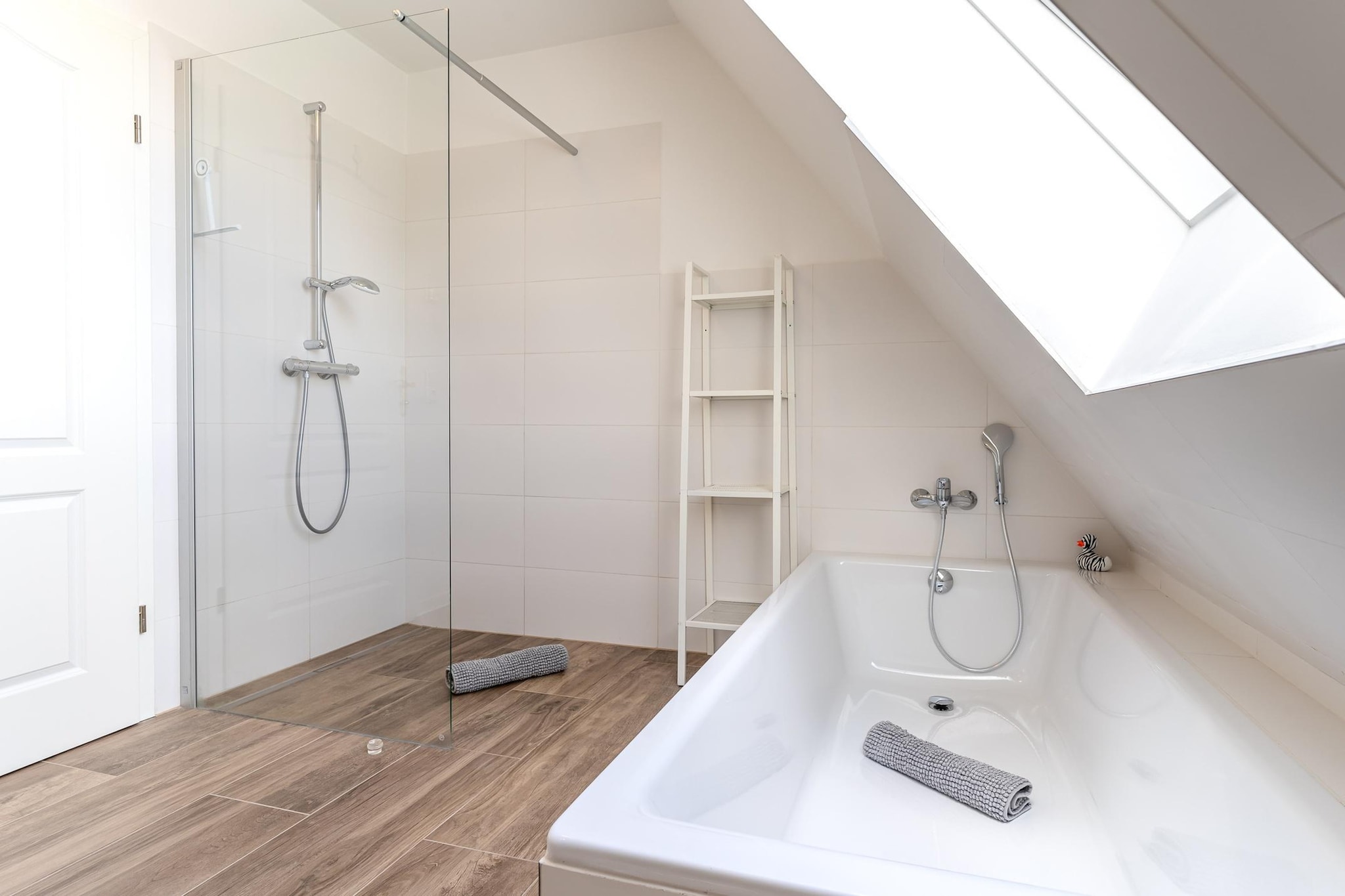 Ferienhaus Bi de Kark - Badkamer