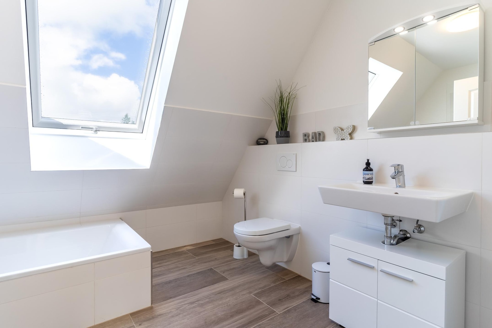 Ferienhaus Bi de Kark - Badkamer