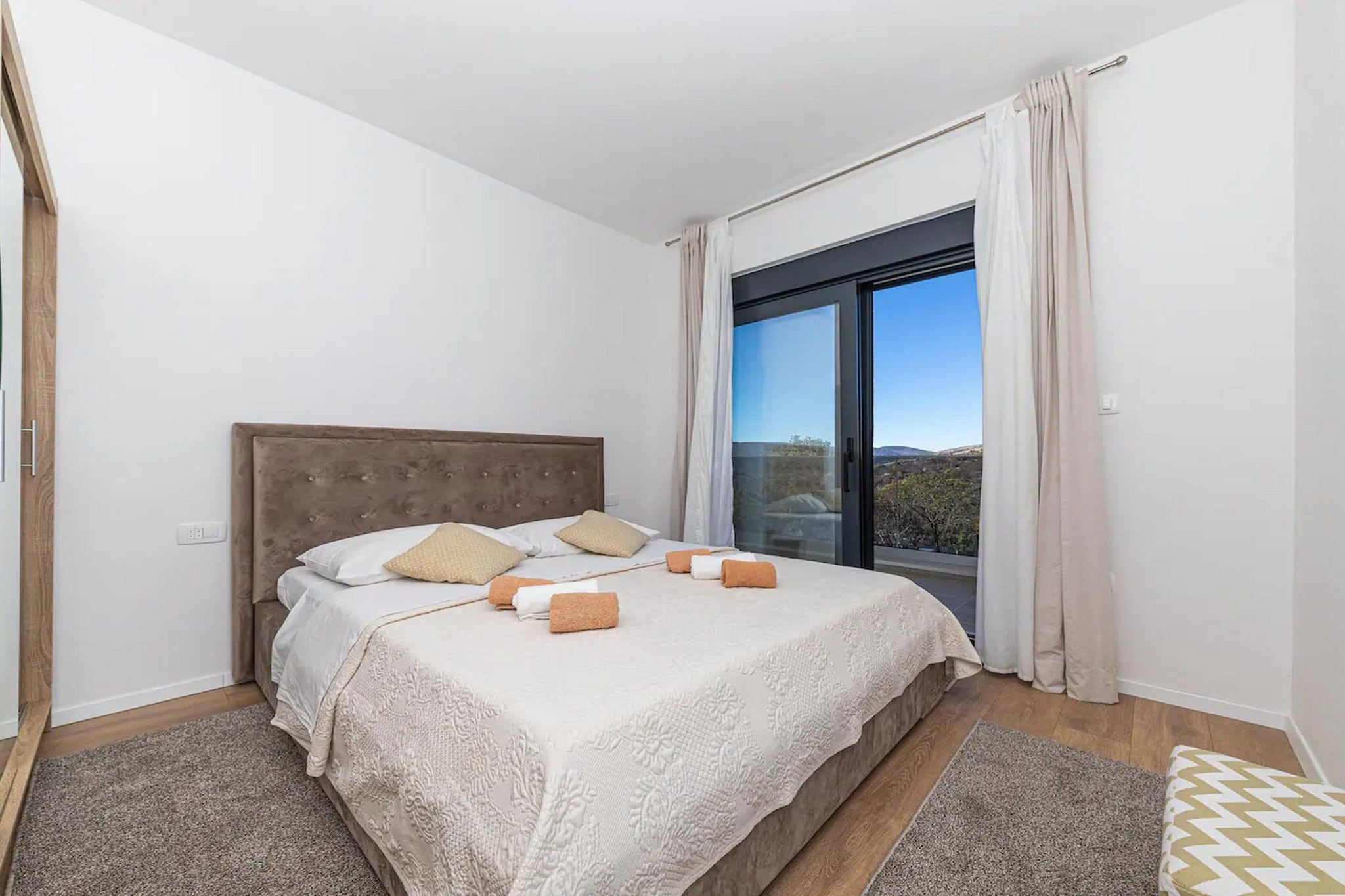 Luxurious Sanctuary Villa Primorski Dolac with Pool - Three Bedroom Villa with Pool-Bedroom