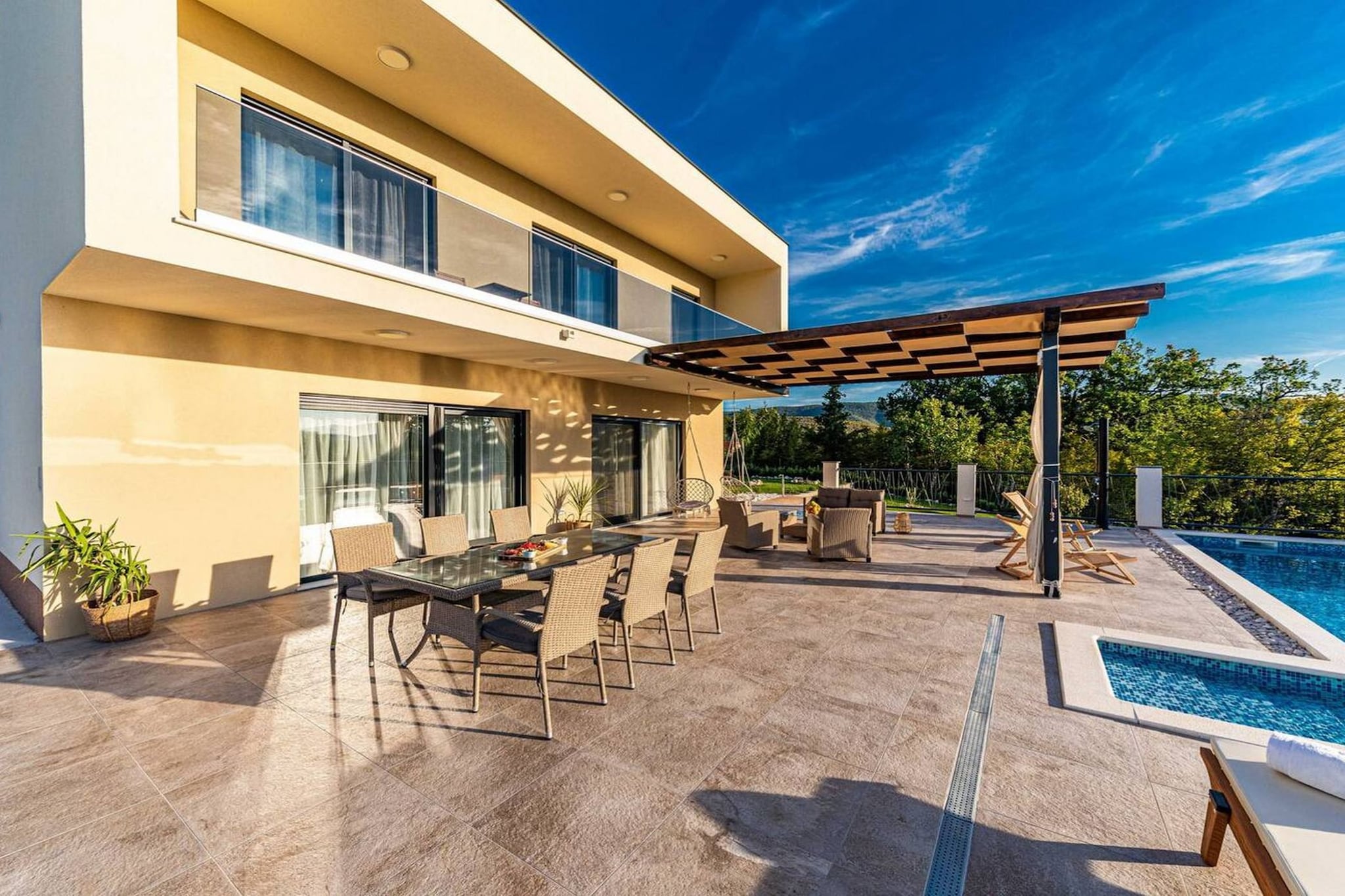 Luxurious Sanctuary Villa Primorski Dolac with Pool - Three Bedroom Villa with Pool-Pool