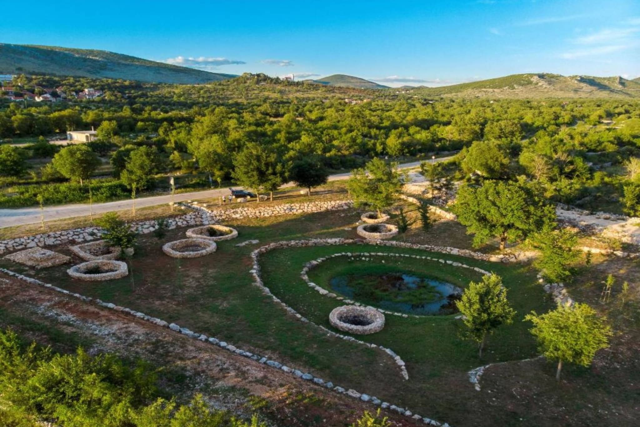 Tranquil Oasis Holiday Home Primorski Dolac with Pool - Three Bedroom Holiday Home with Pool-Aussicht